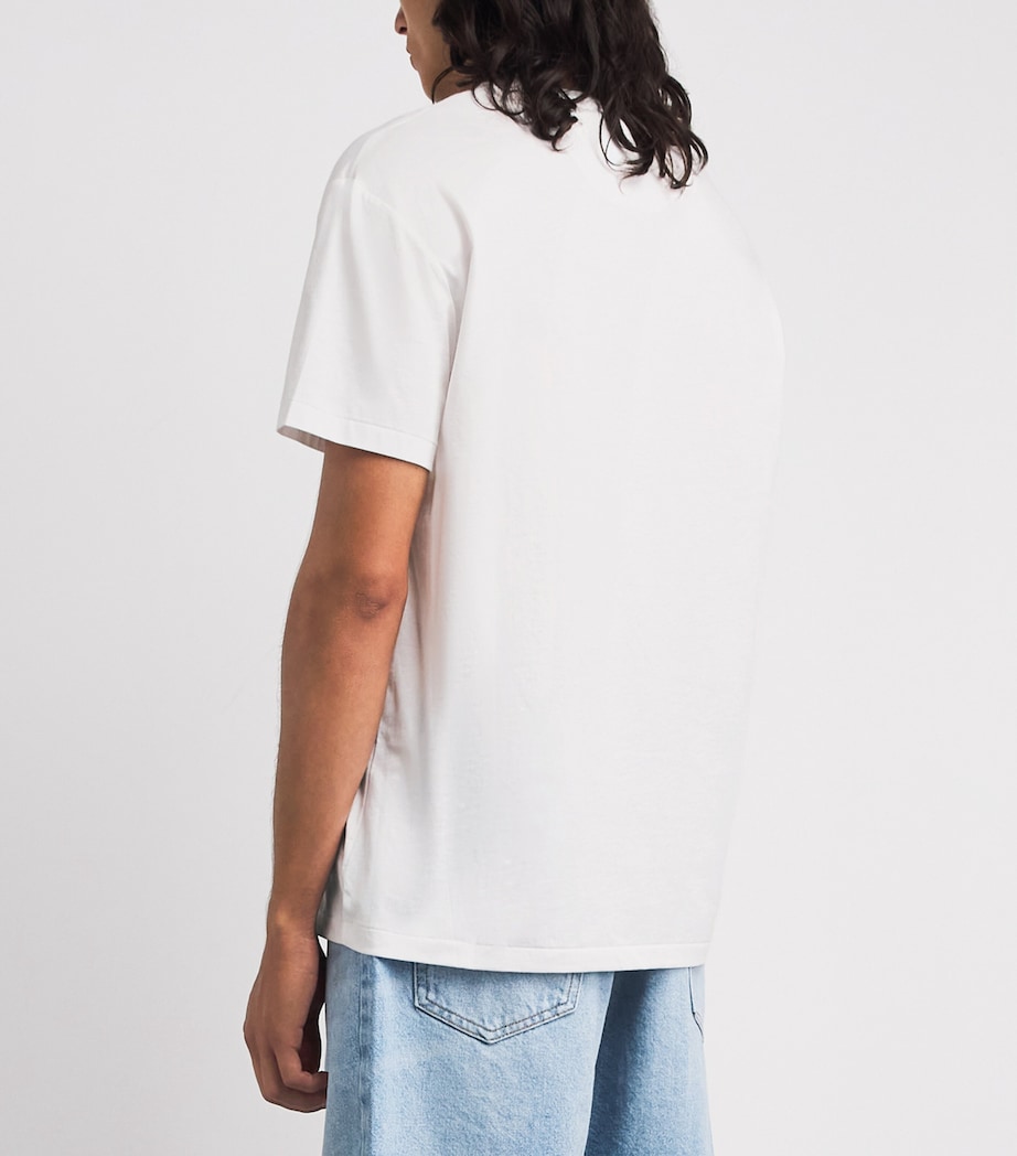 Polo Ralph Lauren Mens x Wimbledon Printed T-Shirt White Image 5