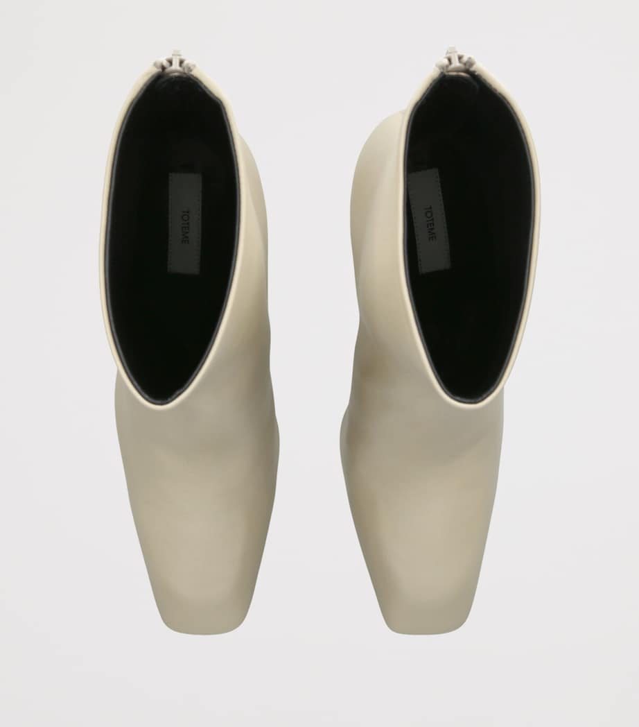 Nappa Ankle Boots 85 CREAM Image 4