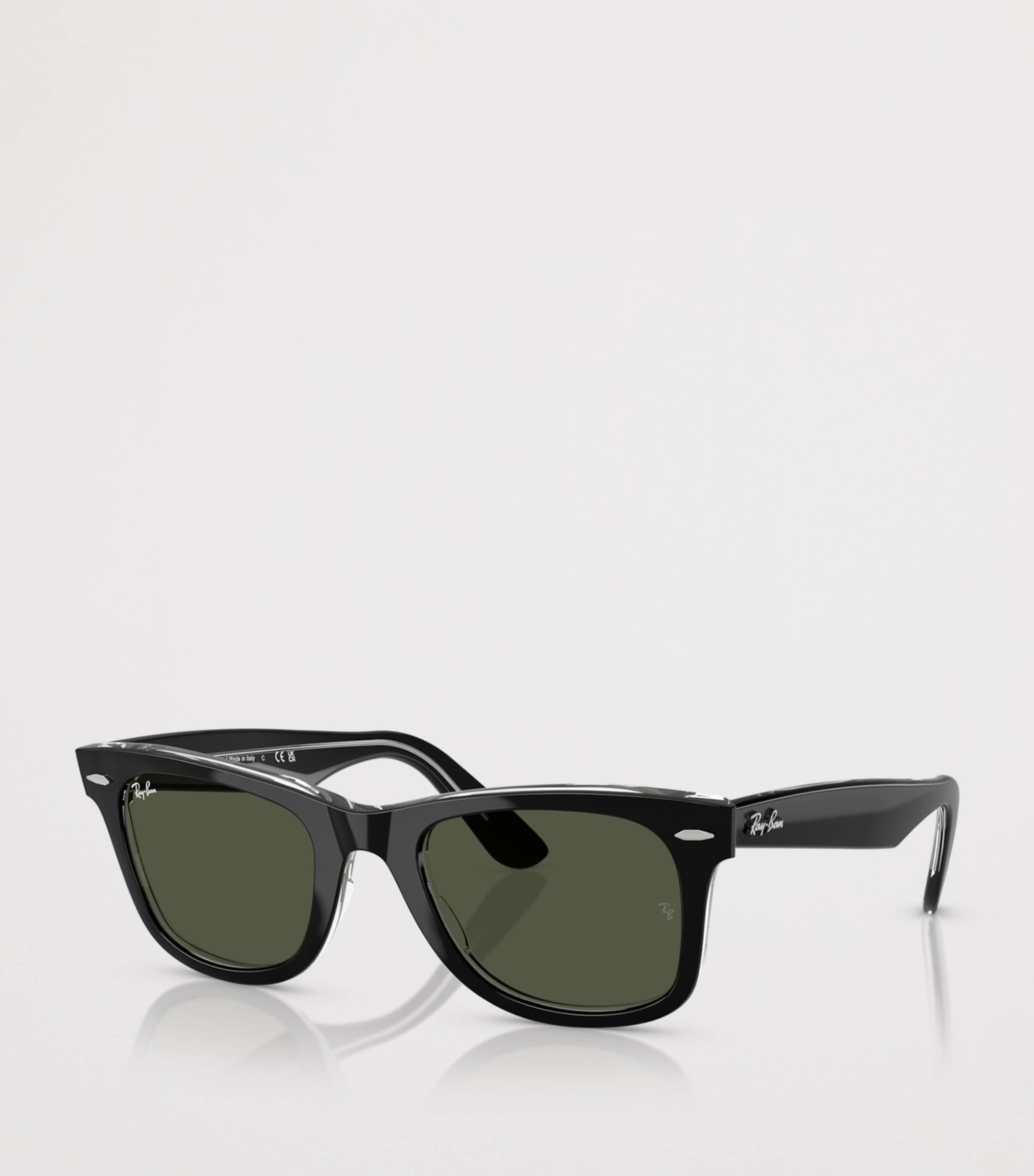 Ray-Ban RB2140 Original Wayfarer Classic Square Sunglasses Black Image 2