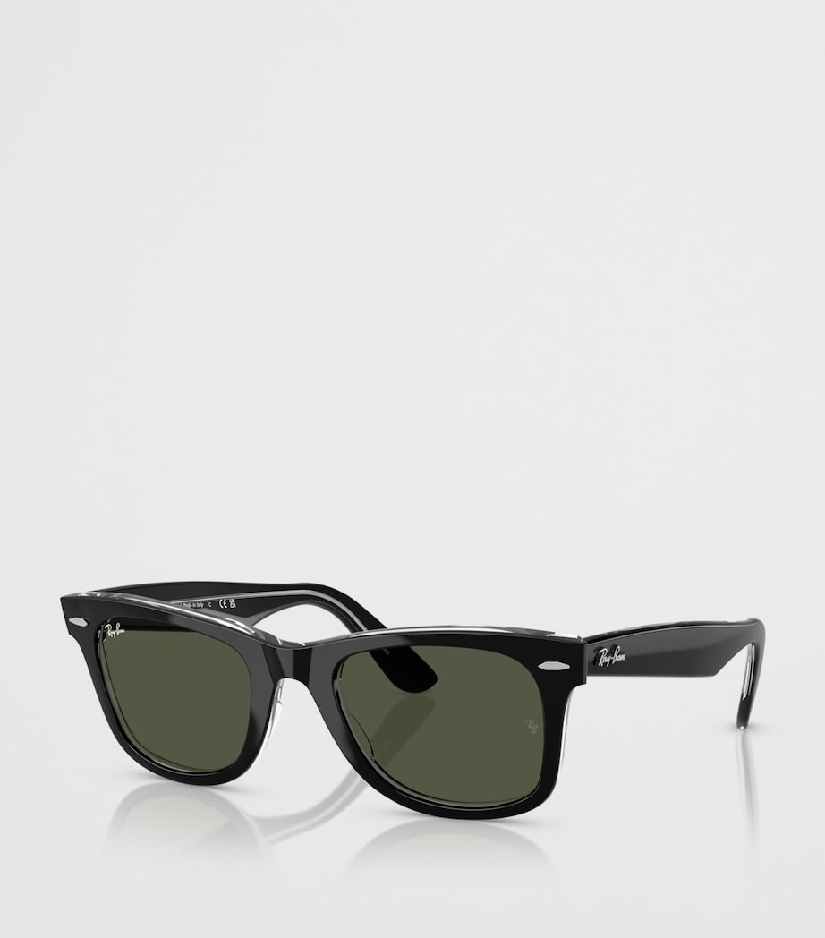 Ray-Ban RB2140 Original Wayfarer Classic Square Sunglasses Black Image 2