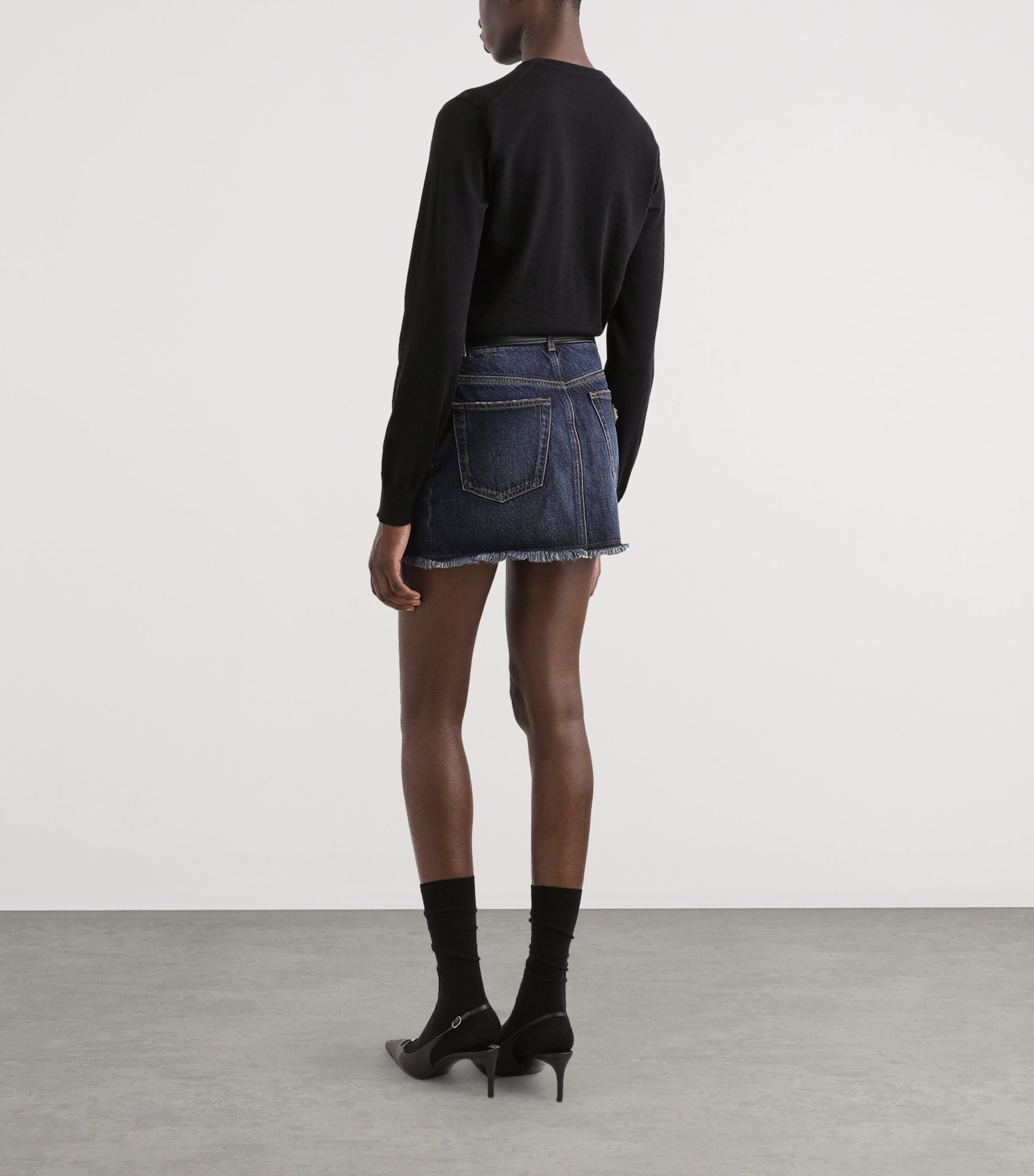 Cashmere Sweater N0000-BLACK Image 3