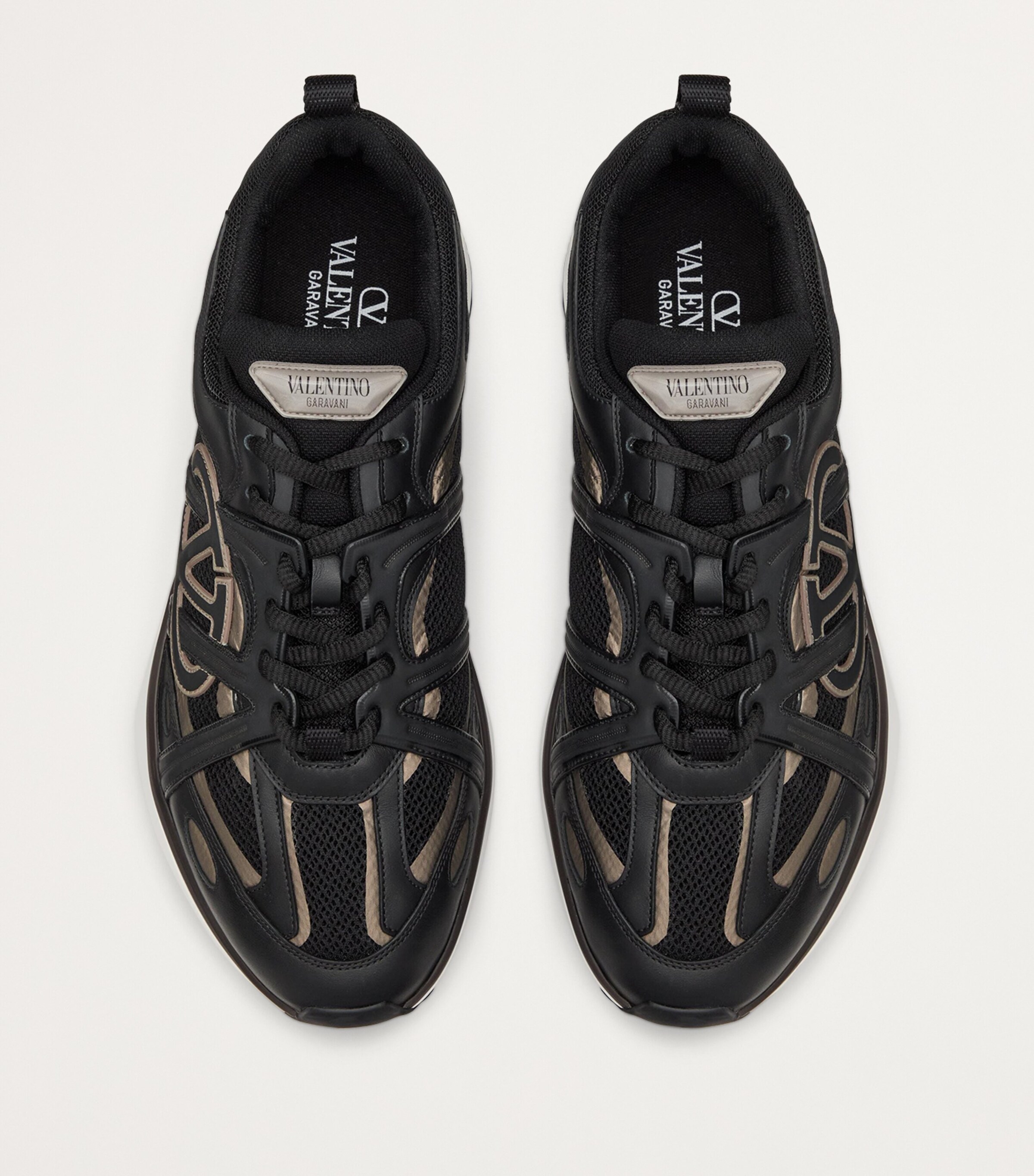 Valentino Garavani Leather VLogo Easyjog Sneakers Harrods UK