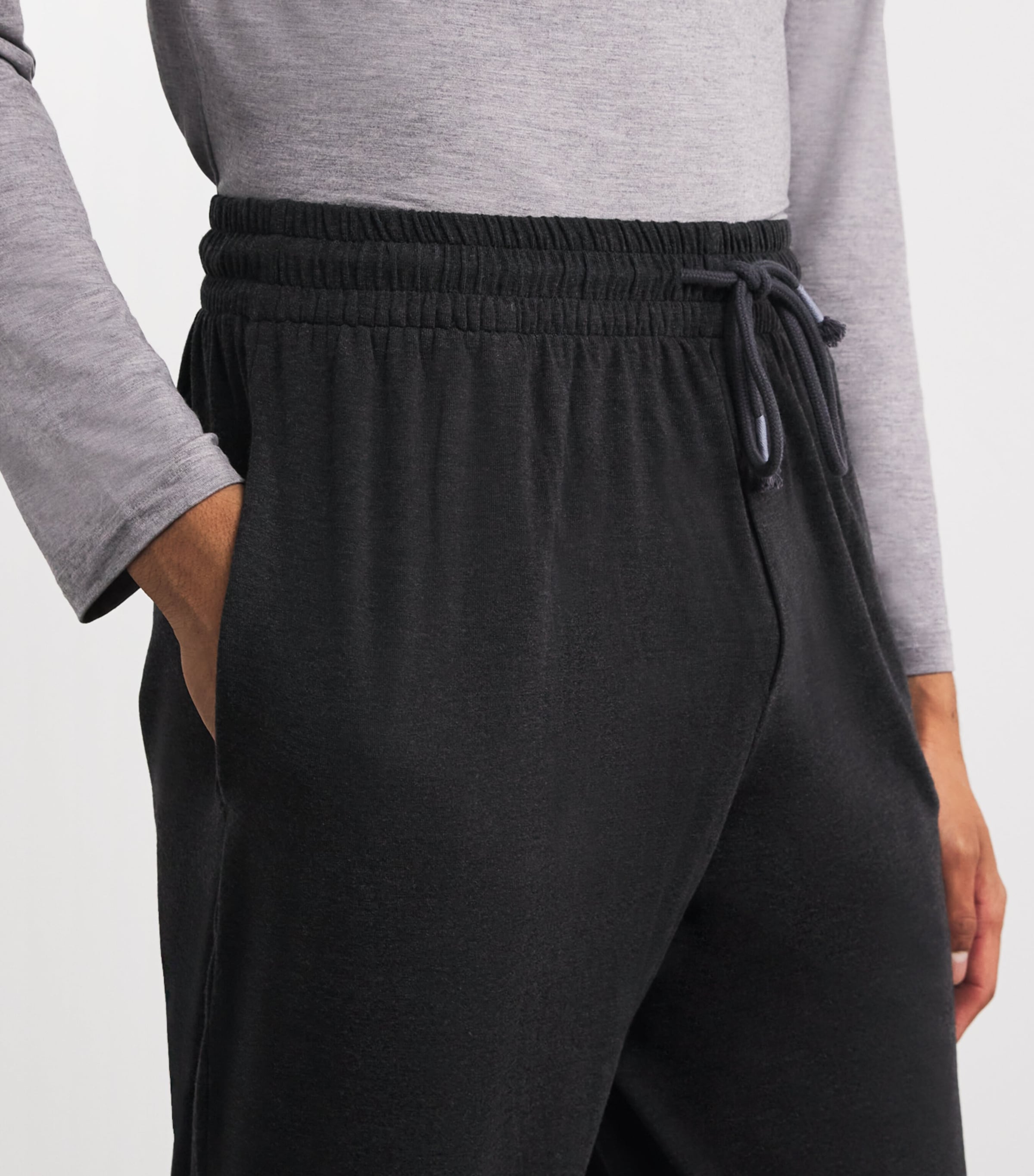 Zimmerli Mens Soft Lounge Trousers Dgrey Melange Image 6