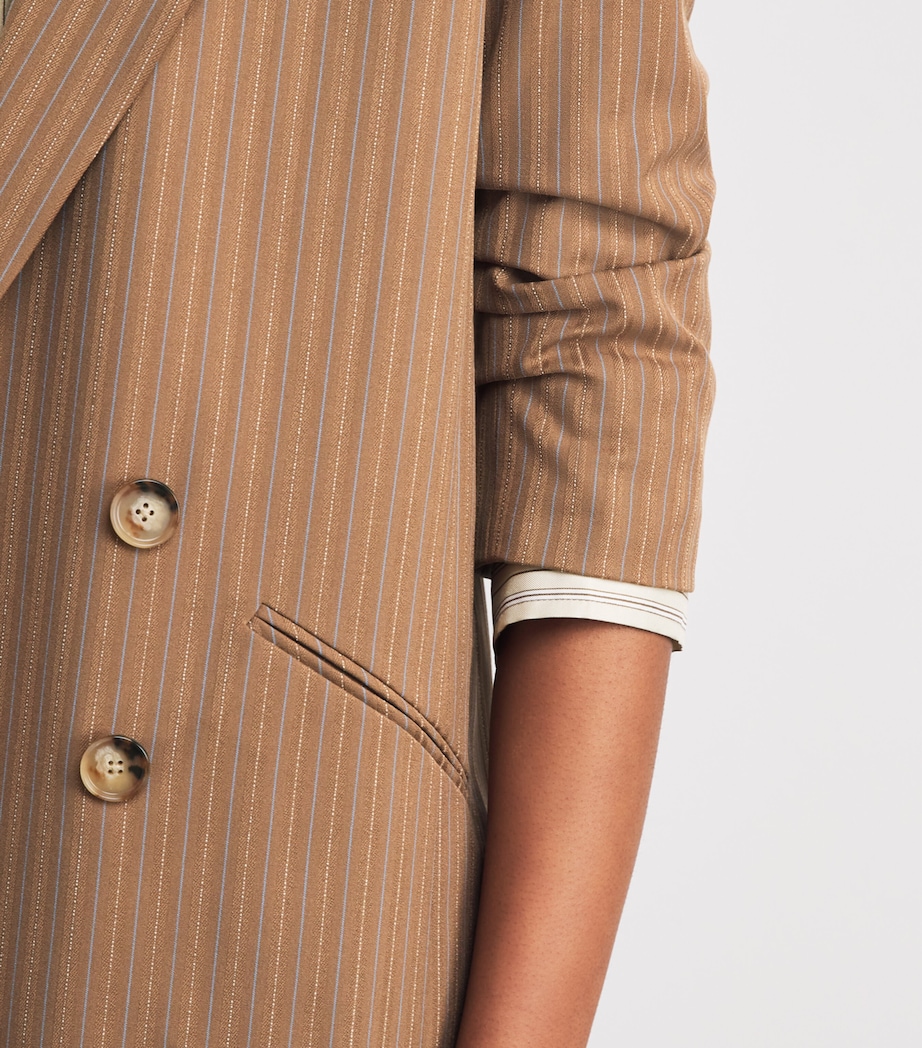 Pinstripe Rupert Dickey Jacket N0964 MALT MULTI Image 6