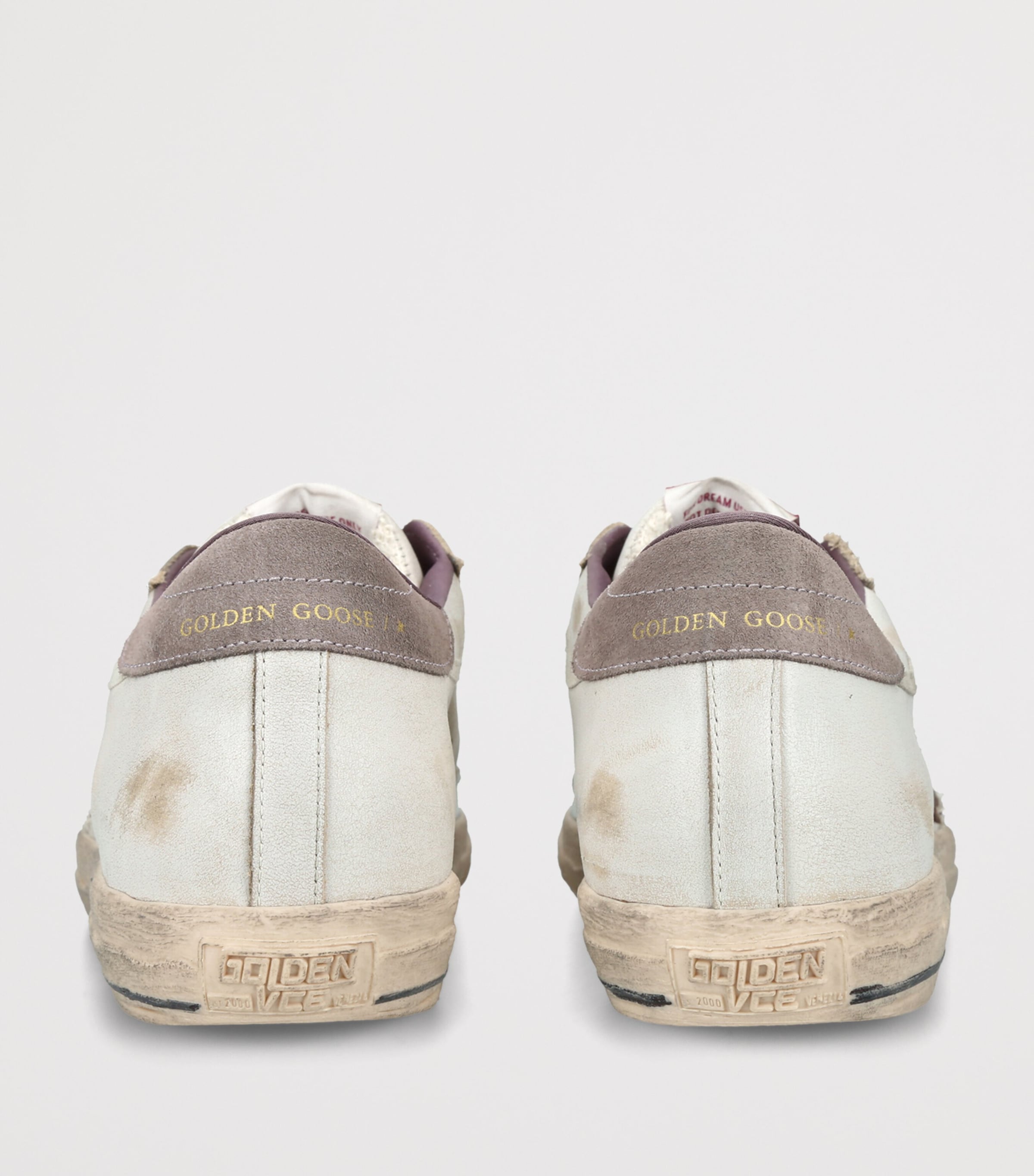 Golden Goose Leather Super Star Sneakers White/red Image 2