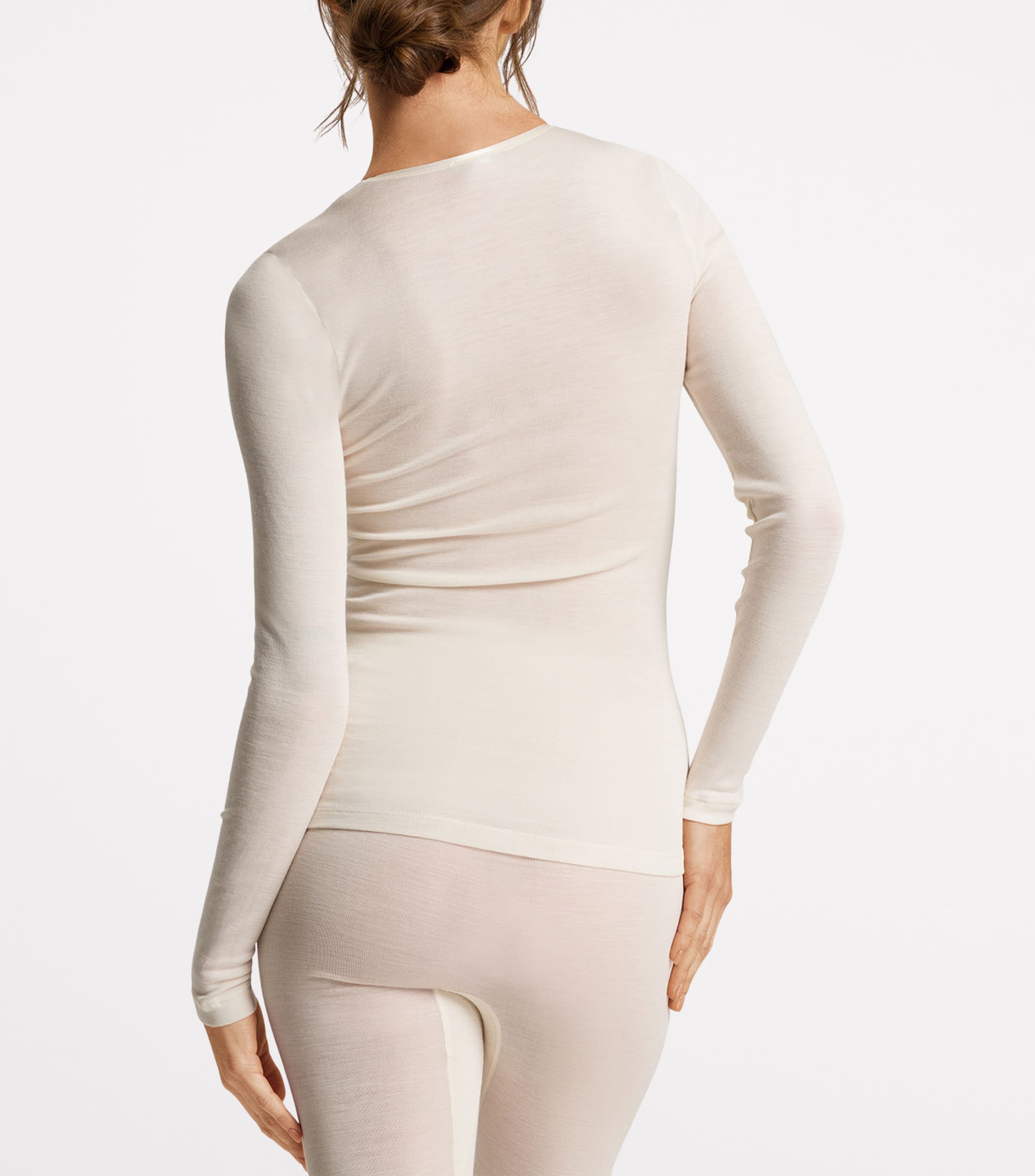 Merino Wool-Silk T-Shirt CYGNE Image 4