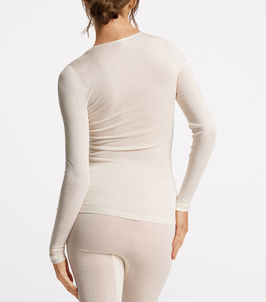 Merino Wool-Silk T-Shirt CYGNE Image 4