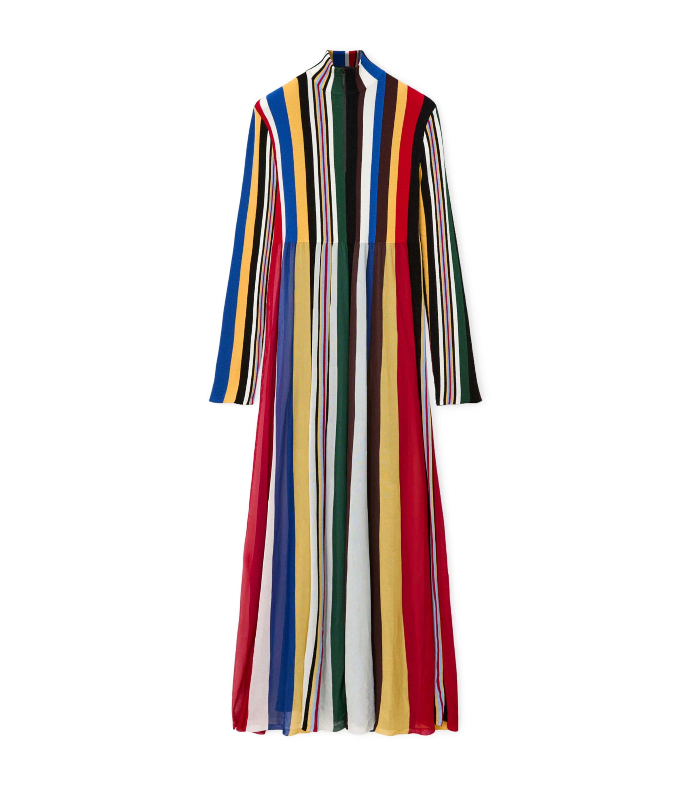 LOEWE Stripe Maxi Dress Red/multicolour