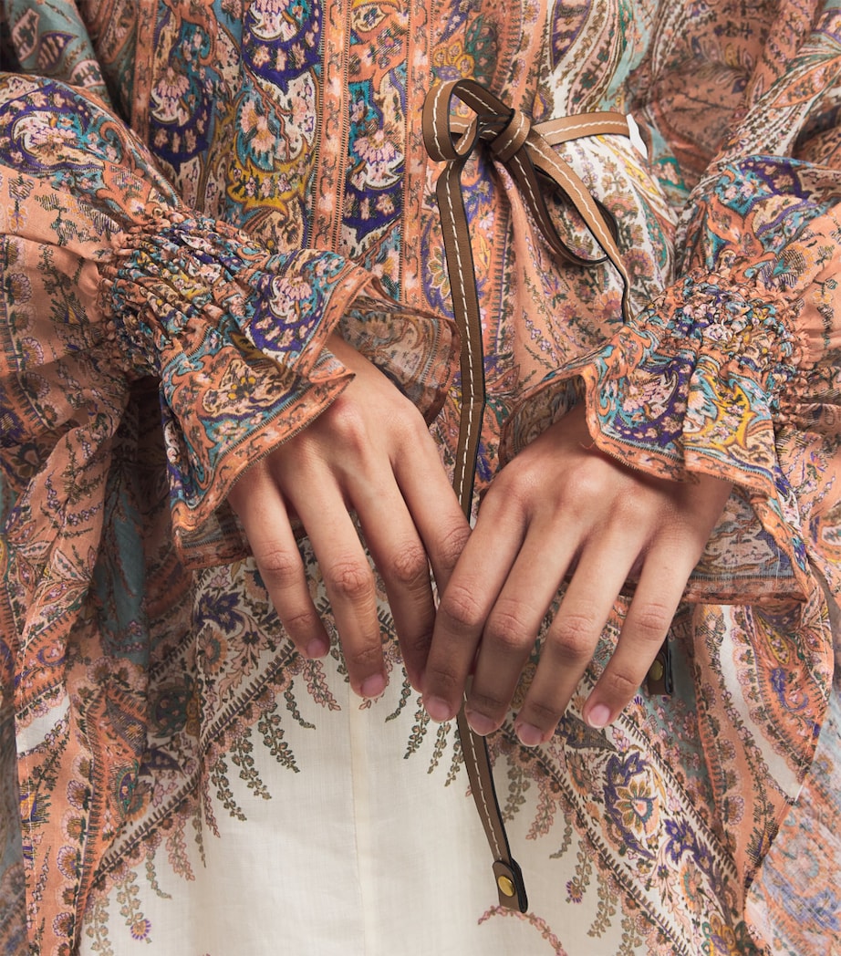 Ramie Rhiannon Midi Dress CMP CREAM PAISLEY Image 6