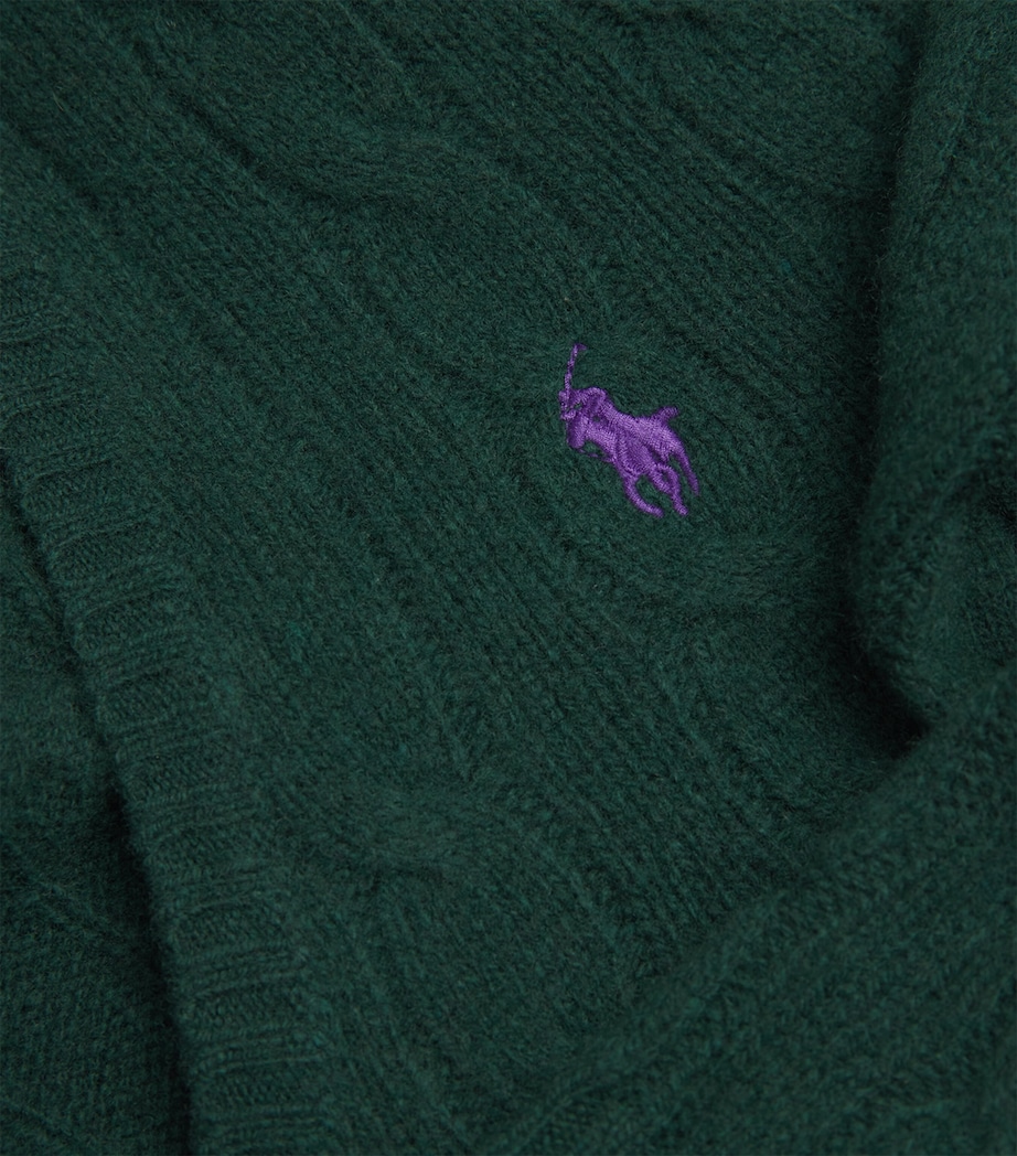 Wool-Cashmere Kimberly Sweater COLLEGE GREEN Image 5
