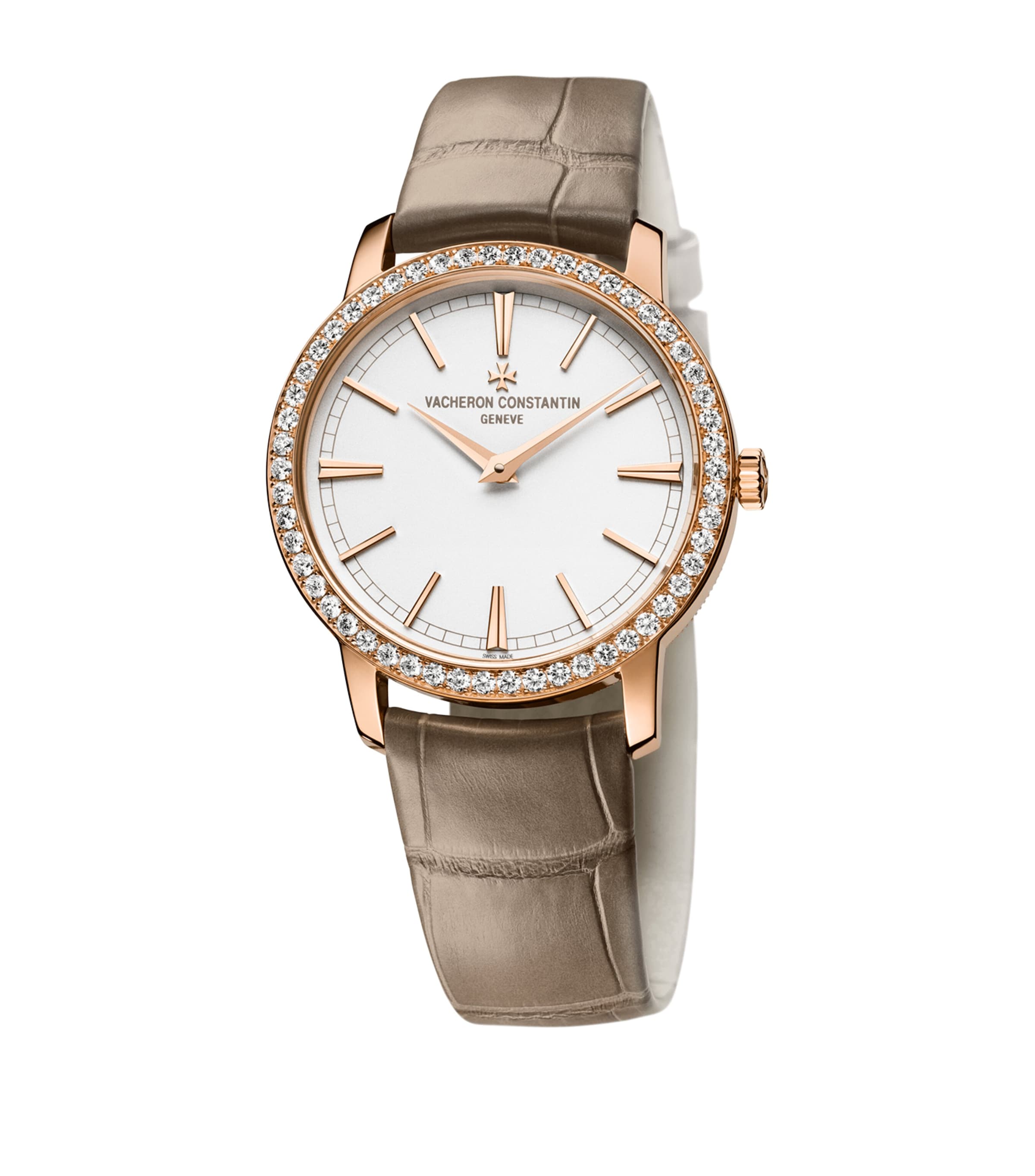 Rose Gold and Diamond Traditionnelle Watch 33mm PINK GOLD Image 2