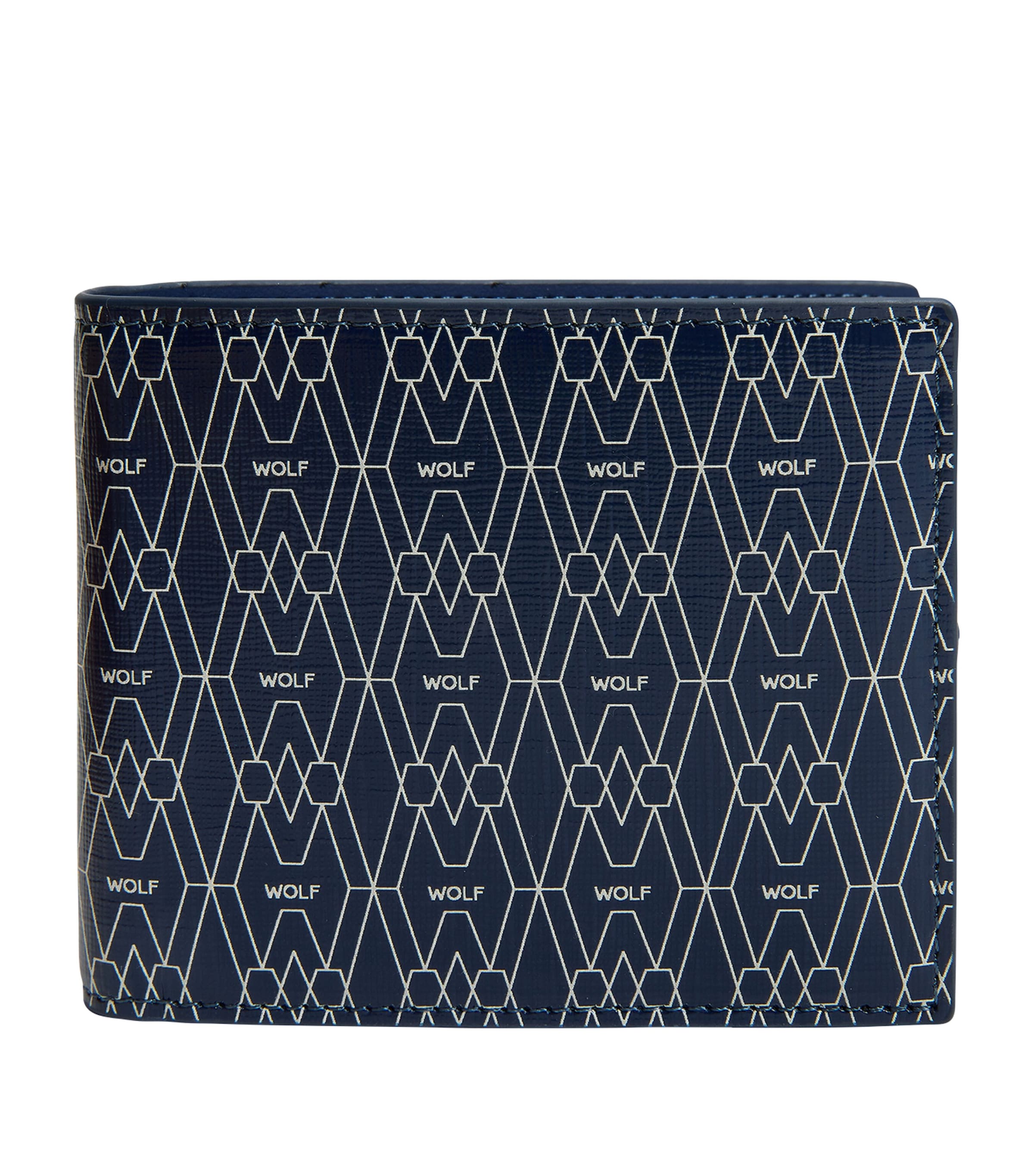 WOLF Signature Billfold Wallet Blue Image 1