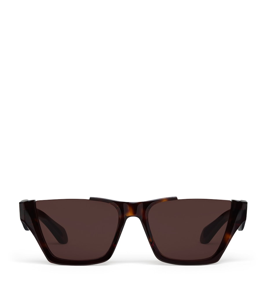 Alaïa Acetate Tortoiseshell Square Sunglasses Havane/marron Image 1