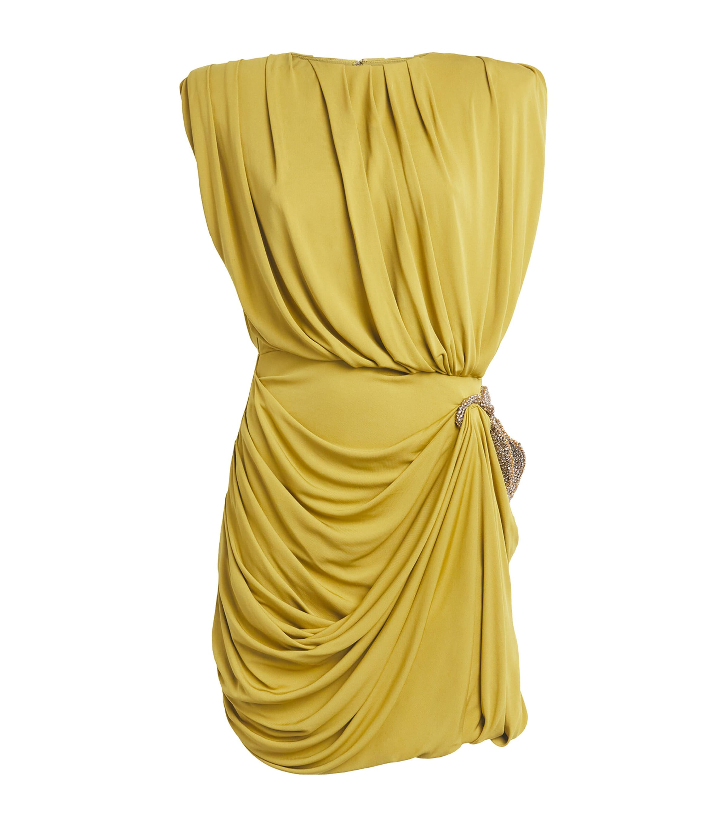 Rachel Gilbert Jersey Jordan Mini Dress Moss