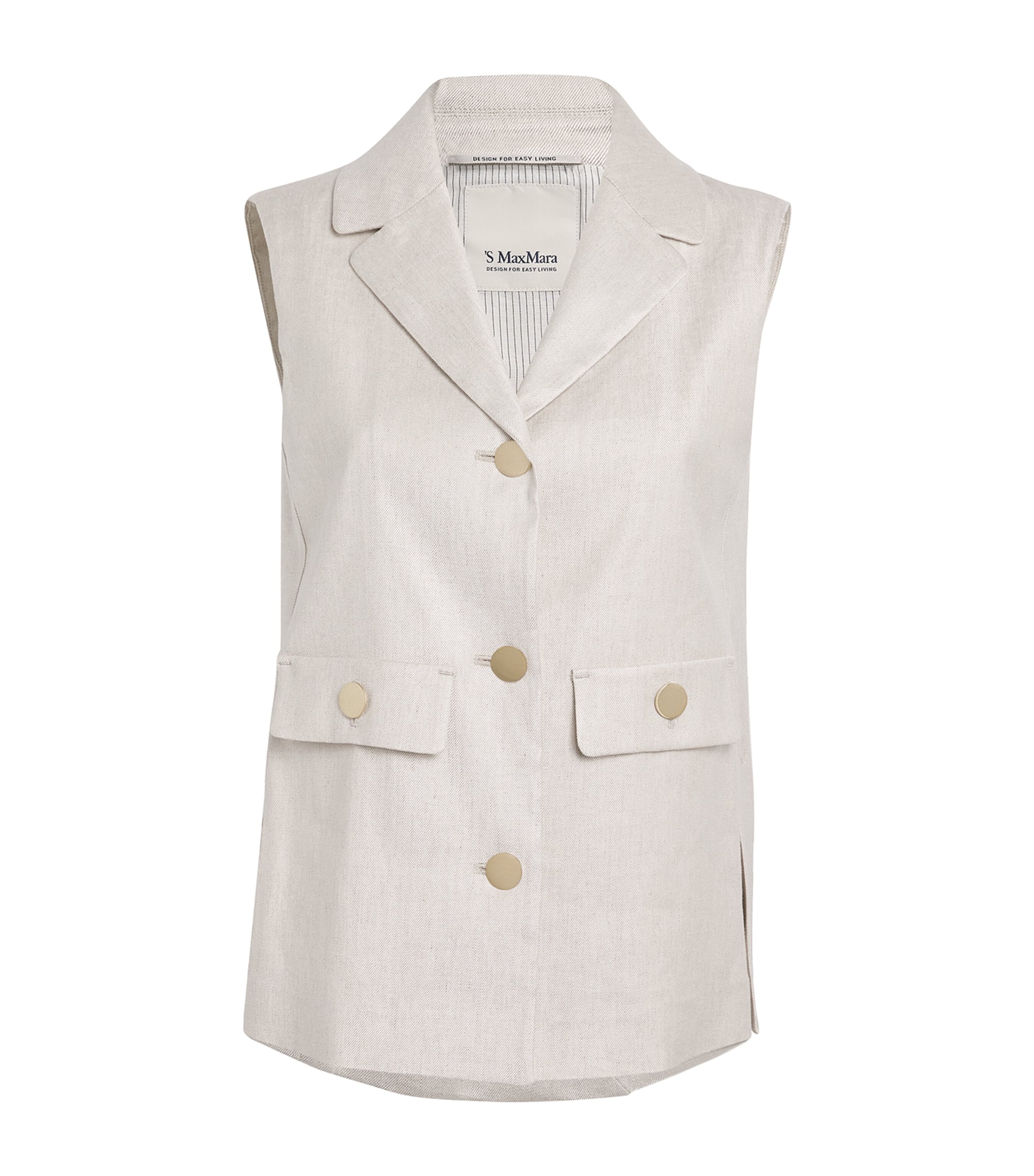 アウターその他 MAX MARA Woman Waistcoat White 2511911012600 001 MAX MARA Woman Waistcoat White 2511911012600 001 (Max Mara