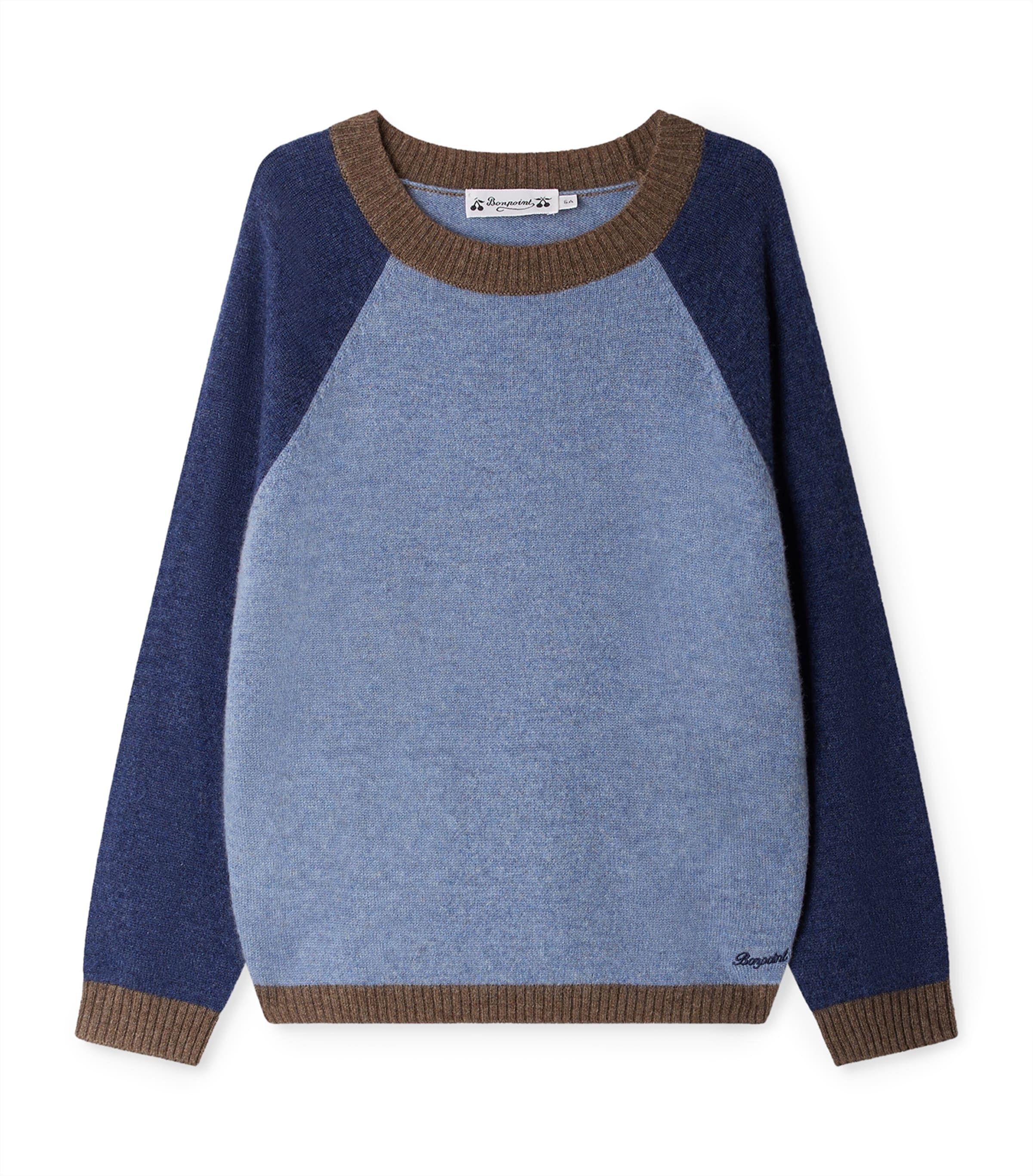Bonpoint Damien Raglan-sleeve Jumper In Blue