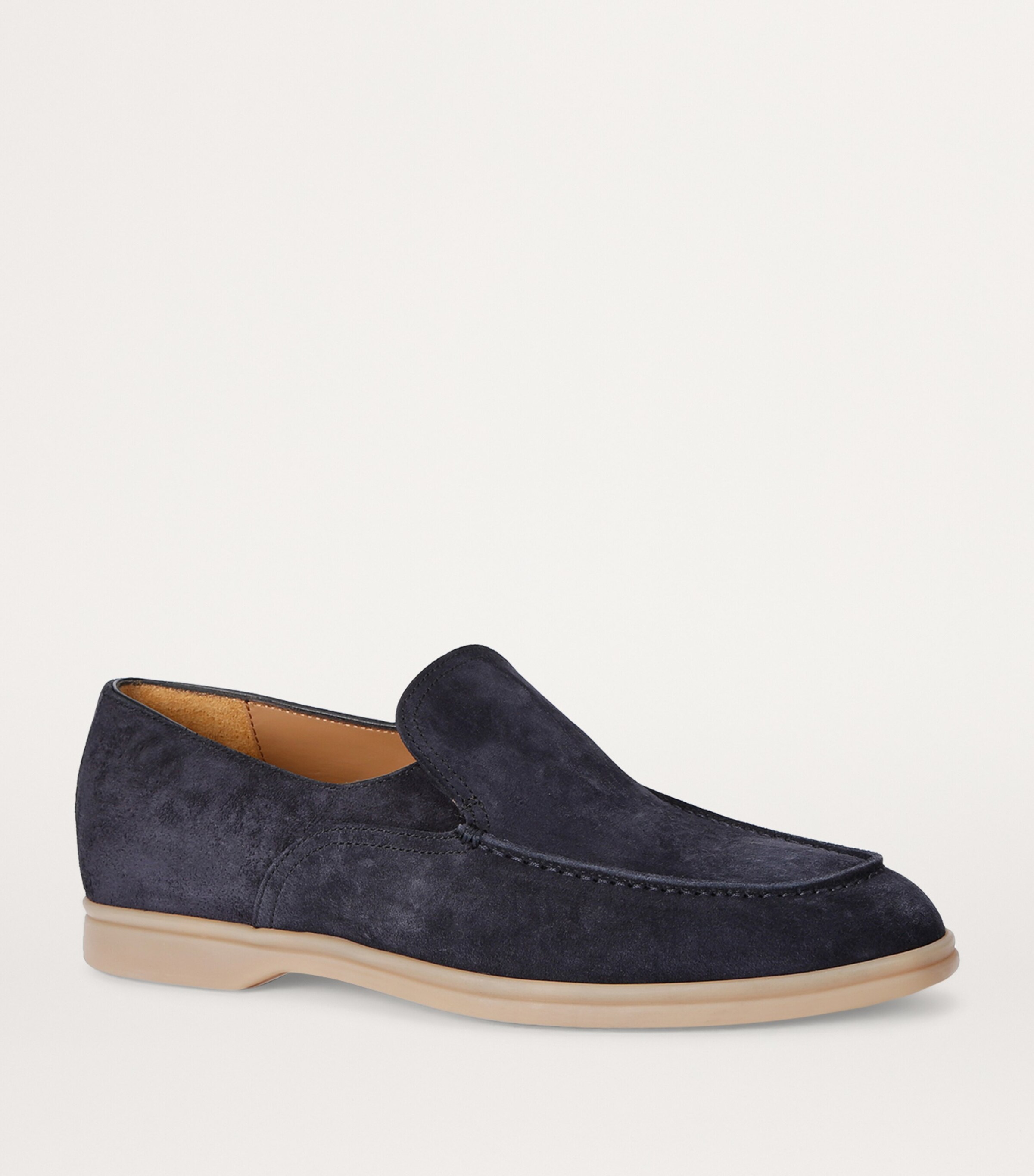 Harry’s of London Blue Suede Men\'s Loafers Harrys Of London Basel kudu Suede Penny Loafers Midnight  main image 3