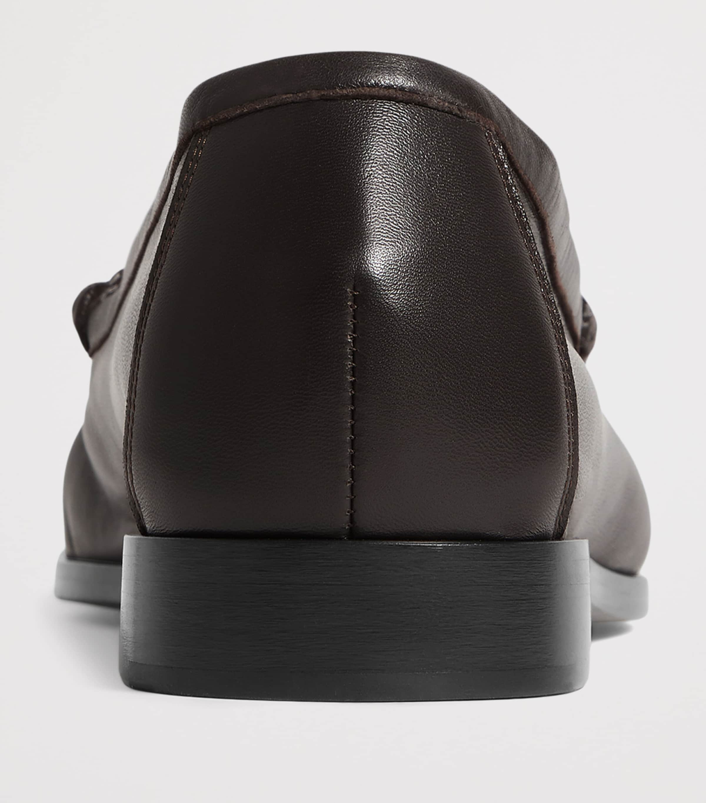 Bottega Veneta Leather Intrecciato Loafers Image 4