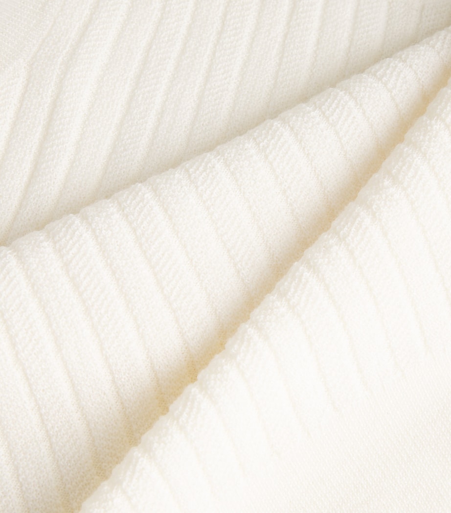 Wool Jerrel Sweater Vest W0006 IVORY Image 5