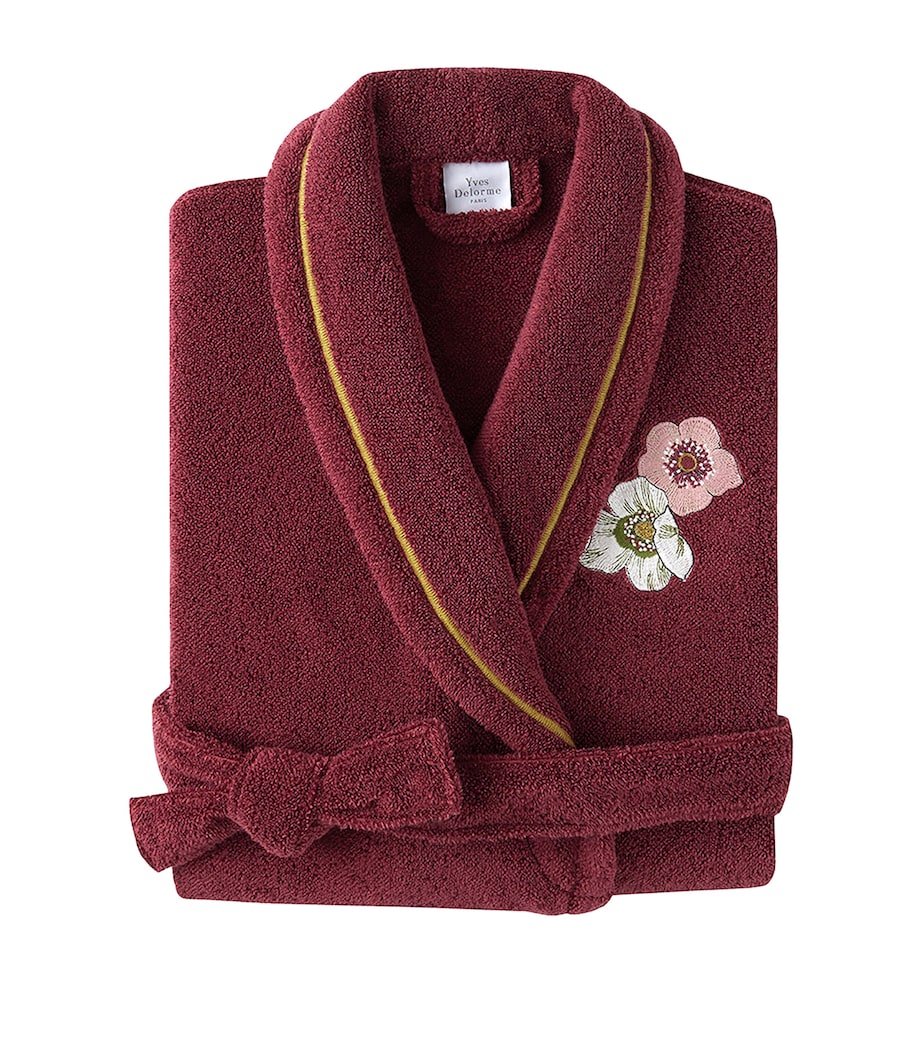 Corolles Bathrobe BURGANDY Image 2