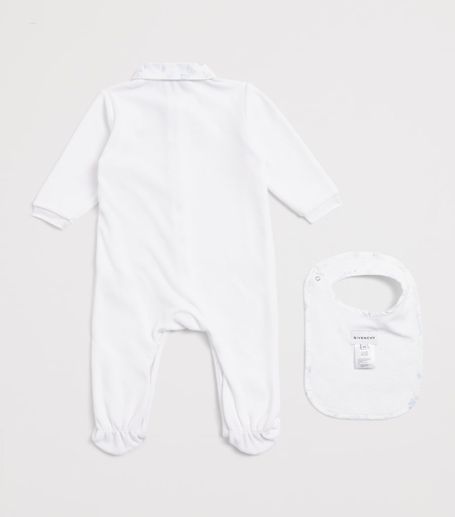 Givenchy Kids Bear All-In-One and Bib Set (6-18 Months) Image 2