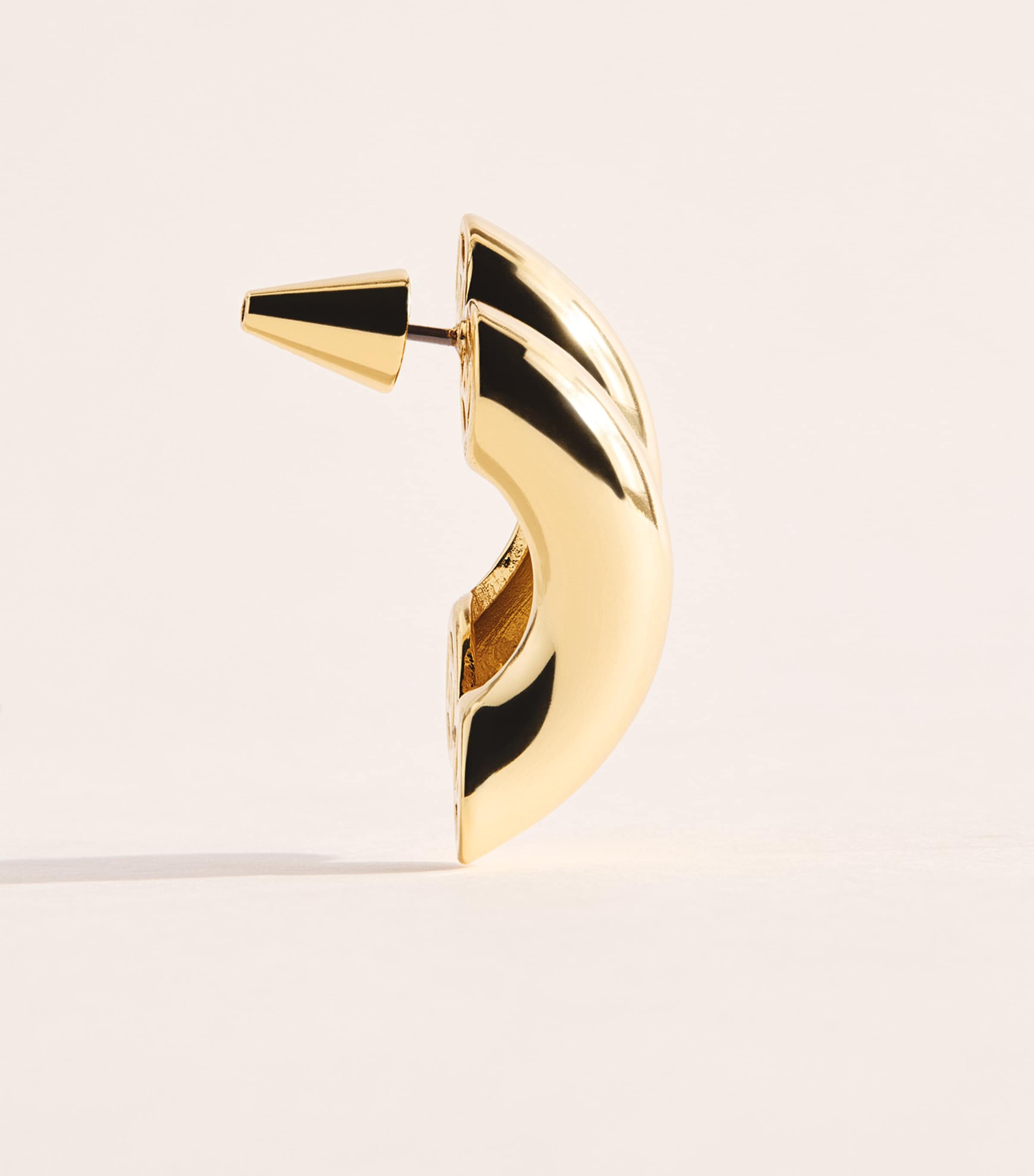 Eddie Borgo Gold-Plated Torsade Stud Earrings Gold Image 3