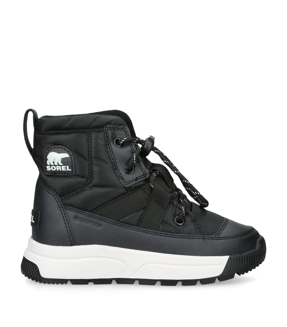 Waterproof Youth Whitney III Plus Snow Boots BLK/WHITE Image 1
