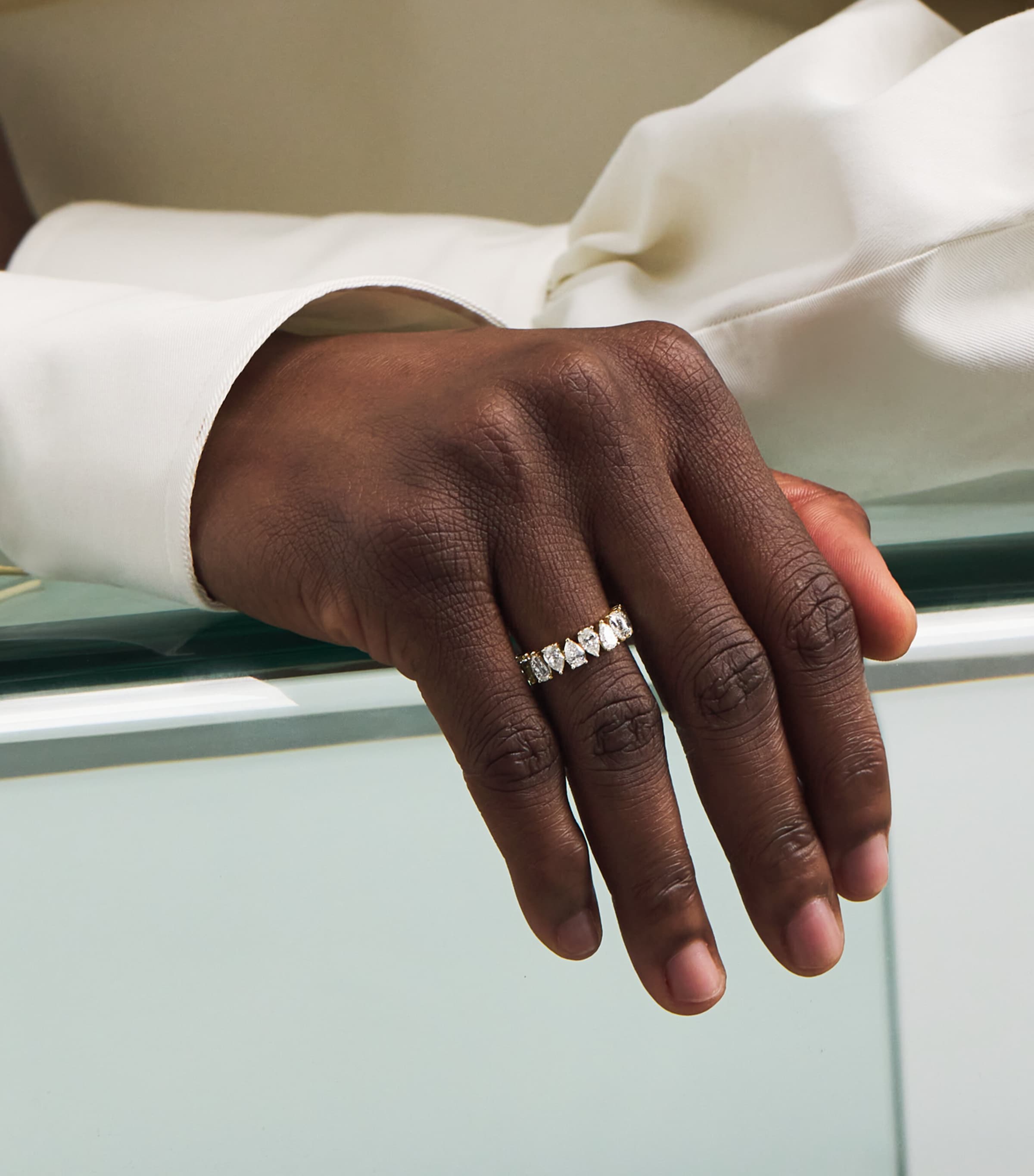 Yellow Gold and Diamond Eternity Ring (1.90ct) YELLOW GOLD Image 2