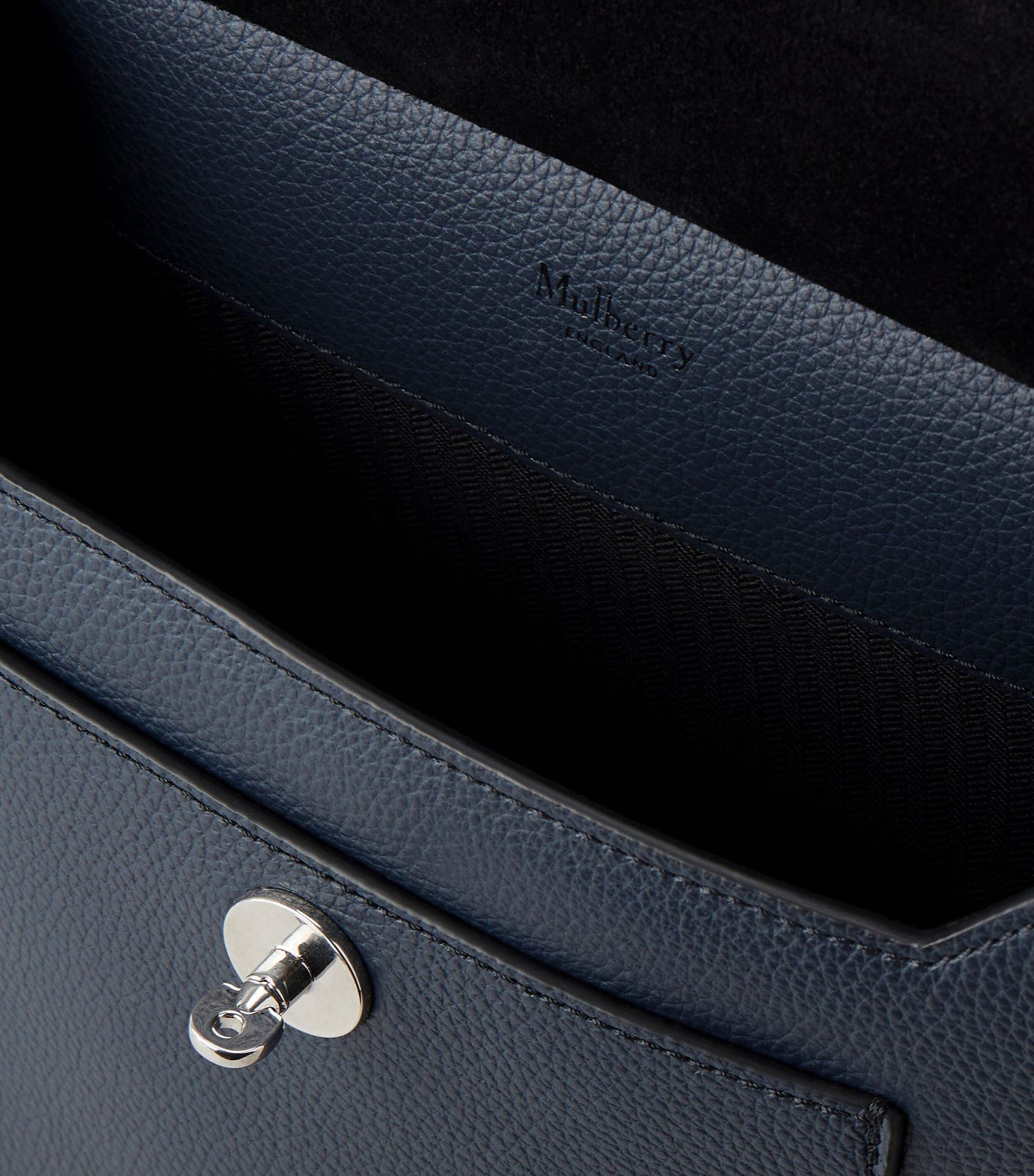 Mulberry Leather Antony Messenger Bag Night Sky Image 5