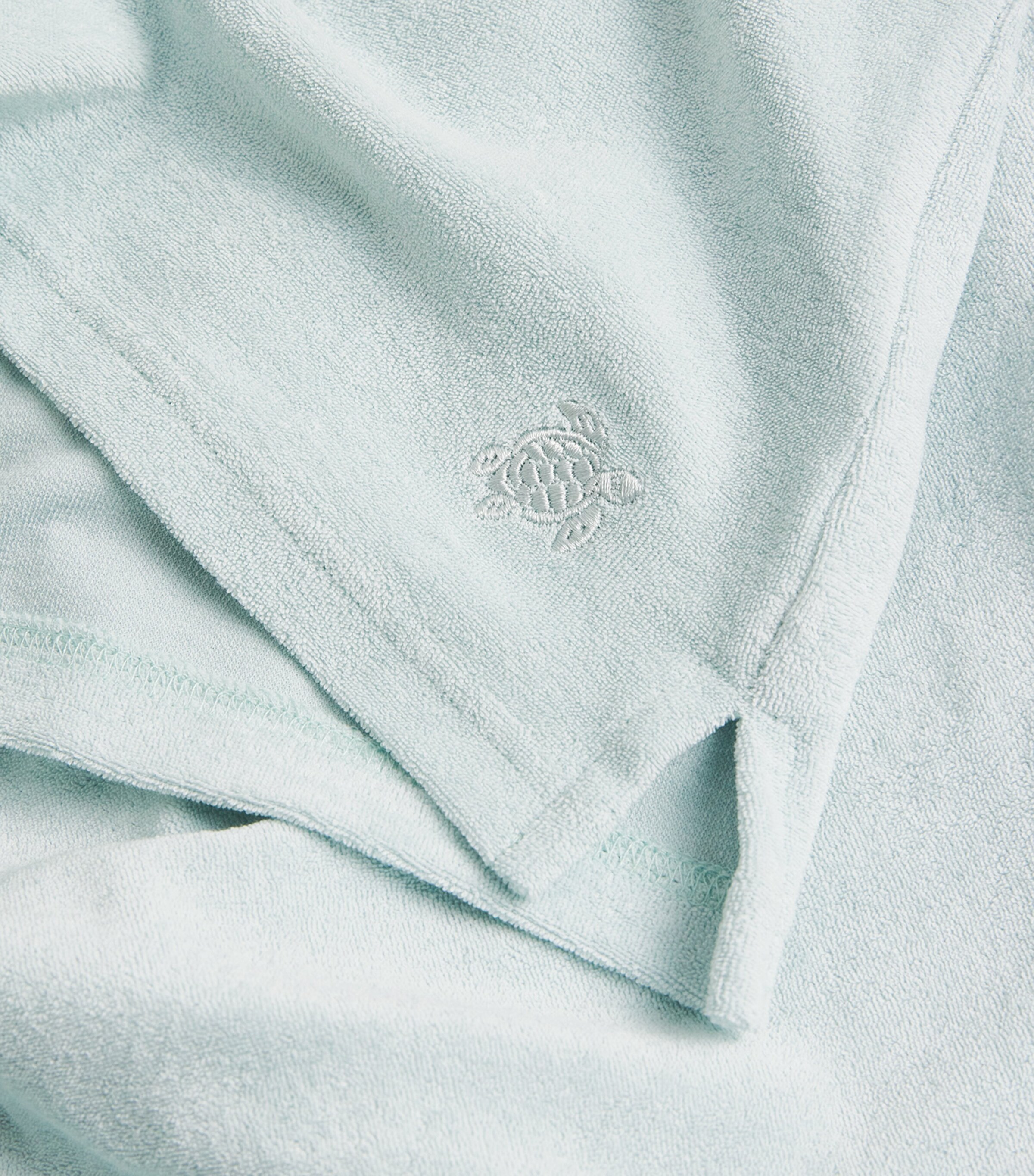 Cotton-Blend Terry Charli Shirt 315-PACIFIC Image 5