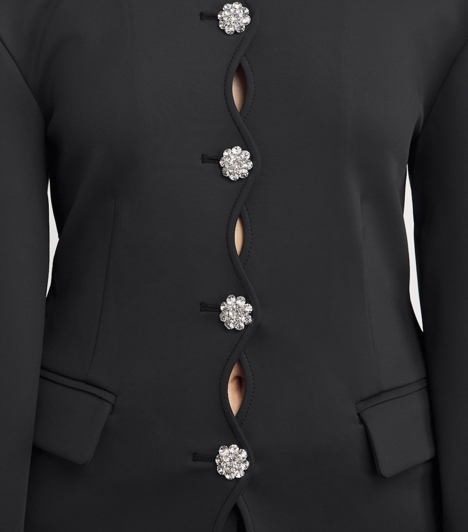 Neoprene Oversized Blazer 252 PHANTOM Image 6