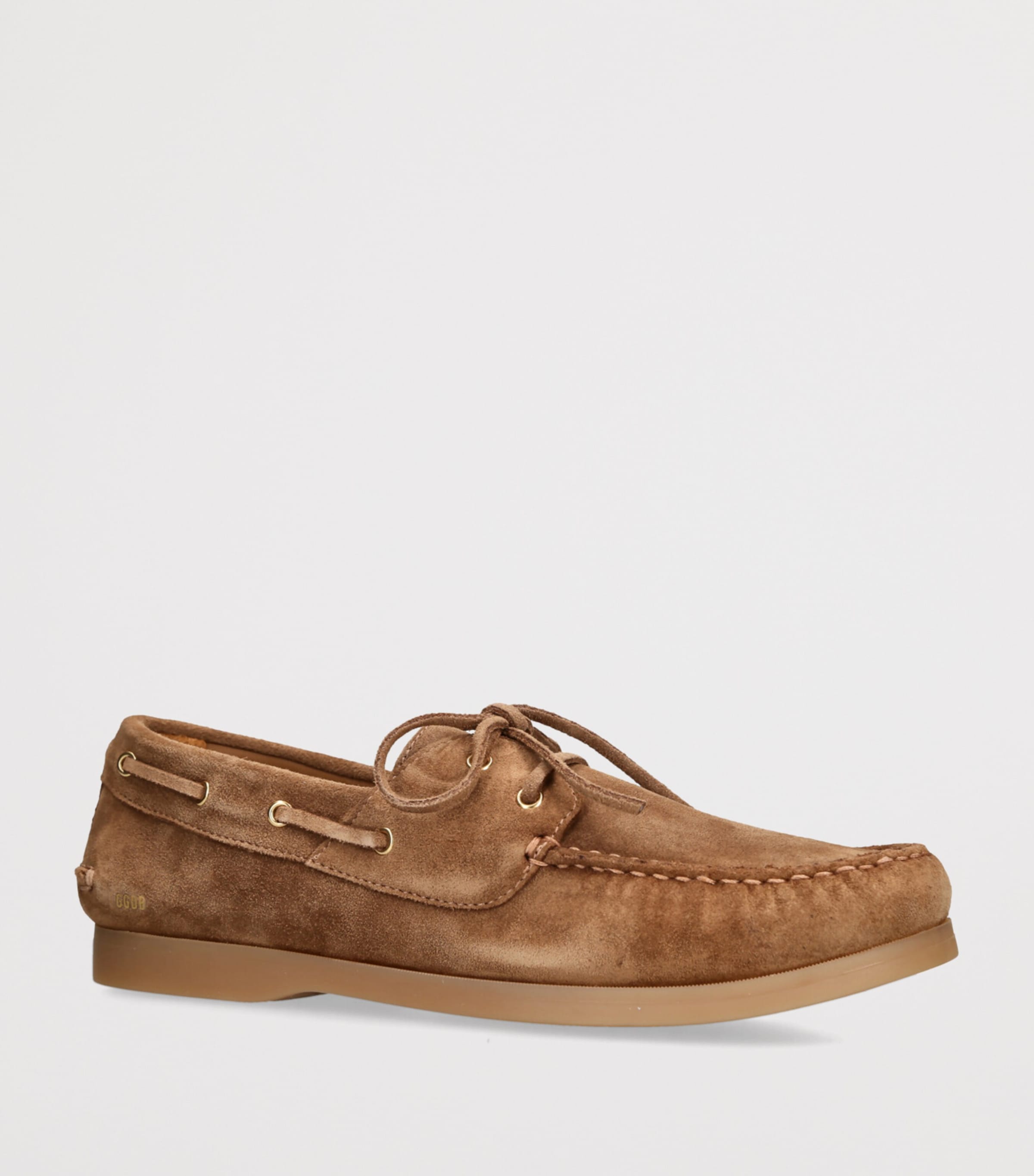 Golden Goose Suede Cruise Boat Shoes Brown Image 3