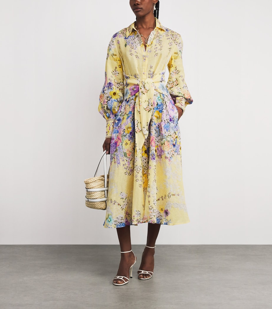 Linen Darling Buds Shirt Dress DARLING BUDS DARLBUD Image 2