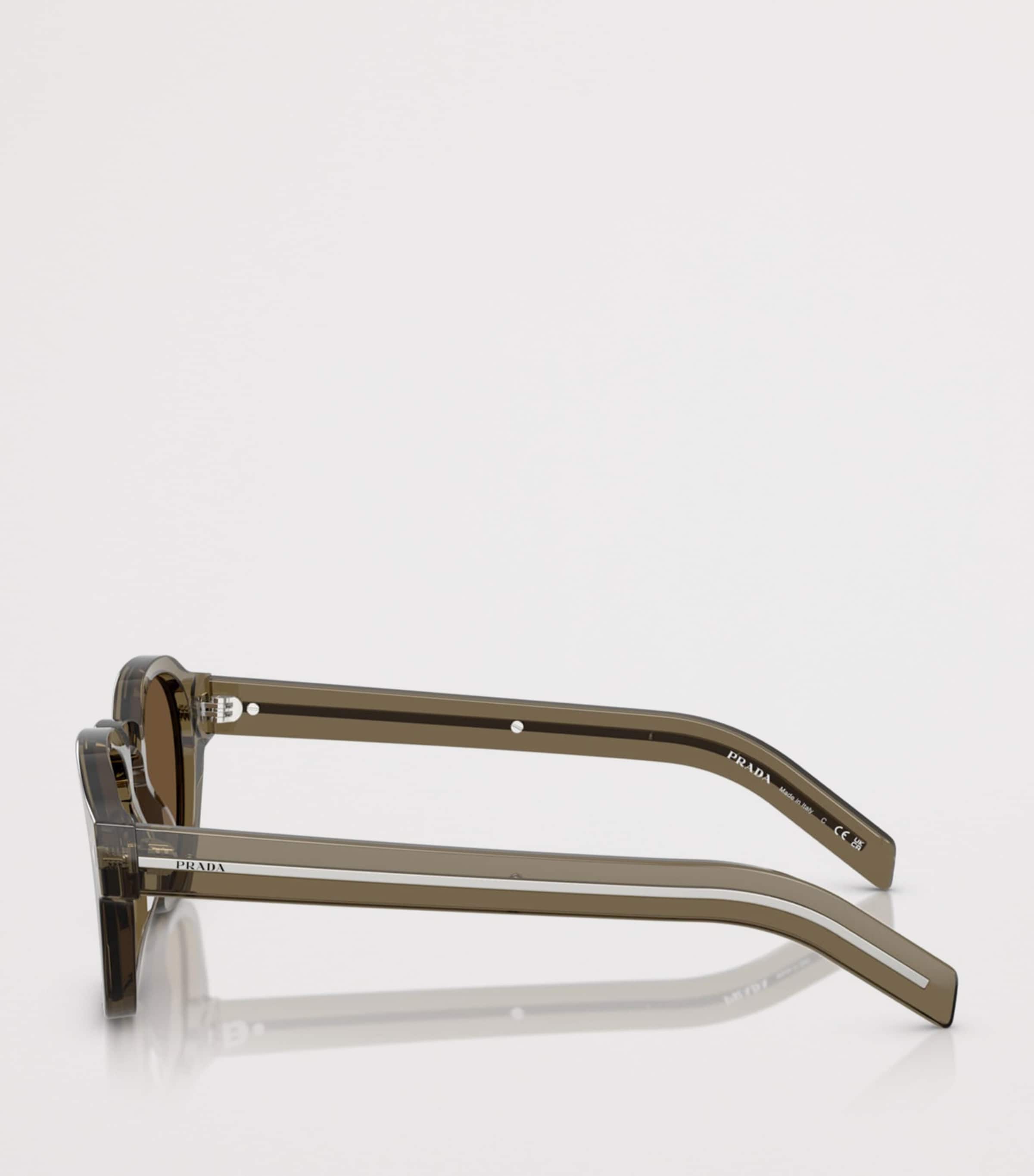Prada Acetate Phantos Sunglasses Beige Image 3