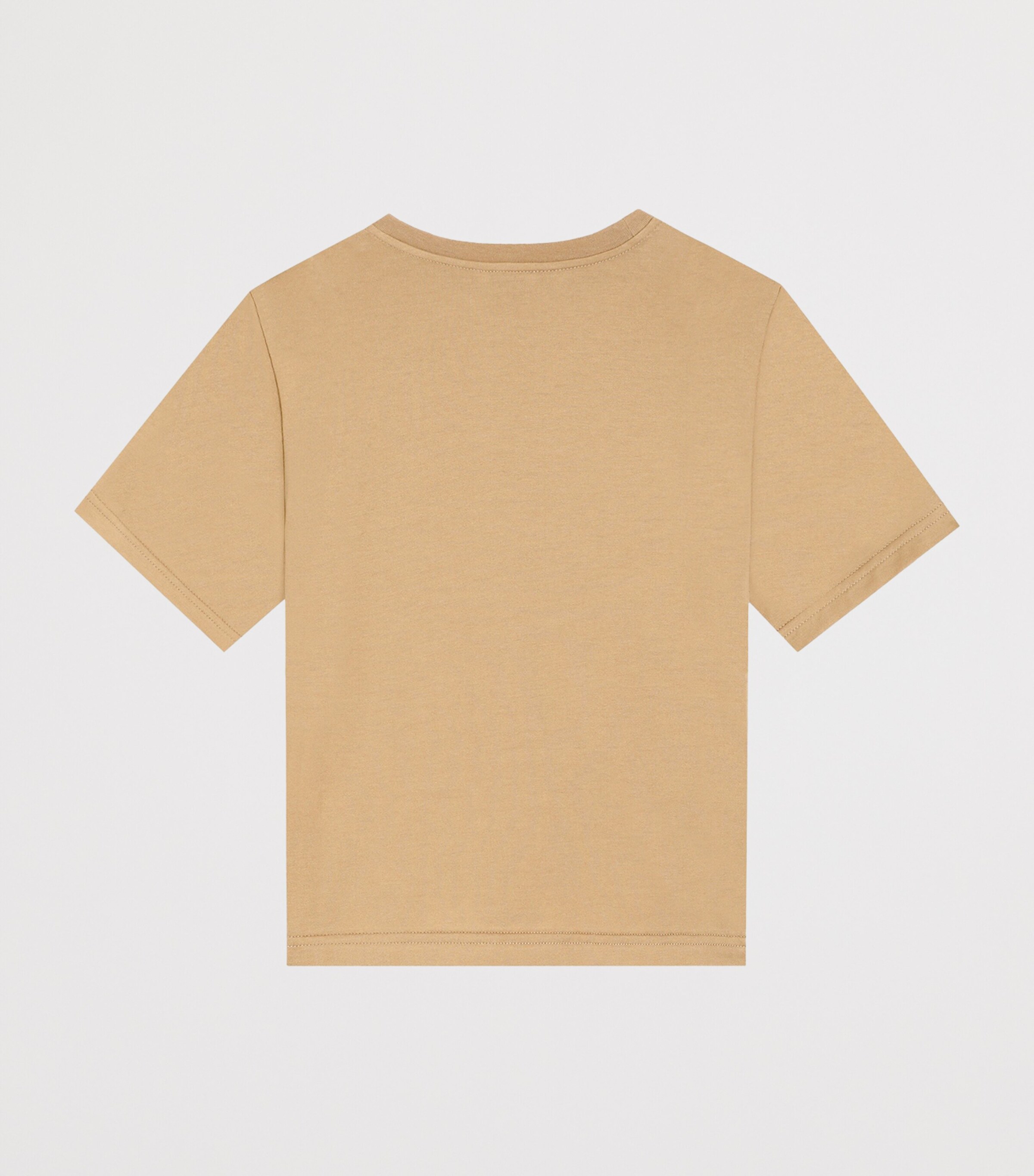 Dolce&Gabbana Kids Cotton Logo T-Shirt (8-12+ Years) Dark Sand Image 2