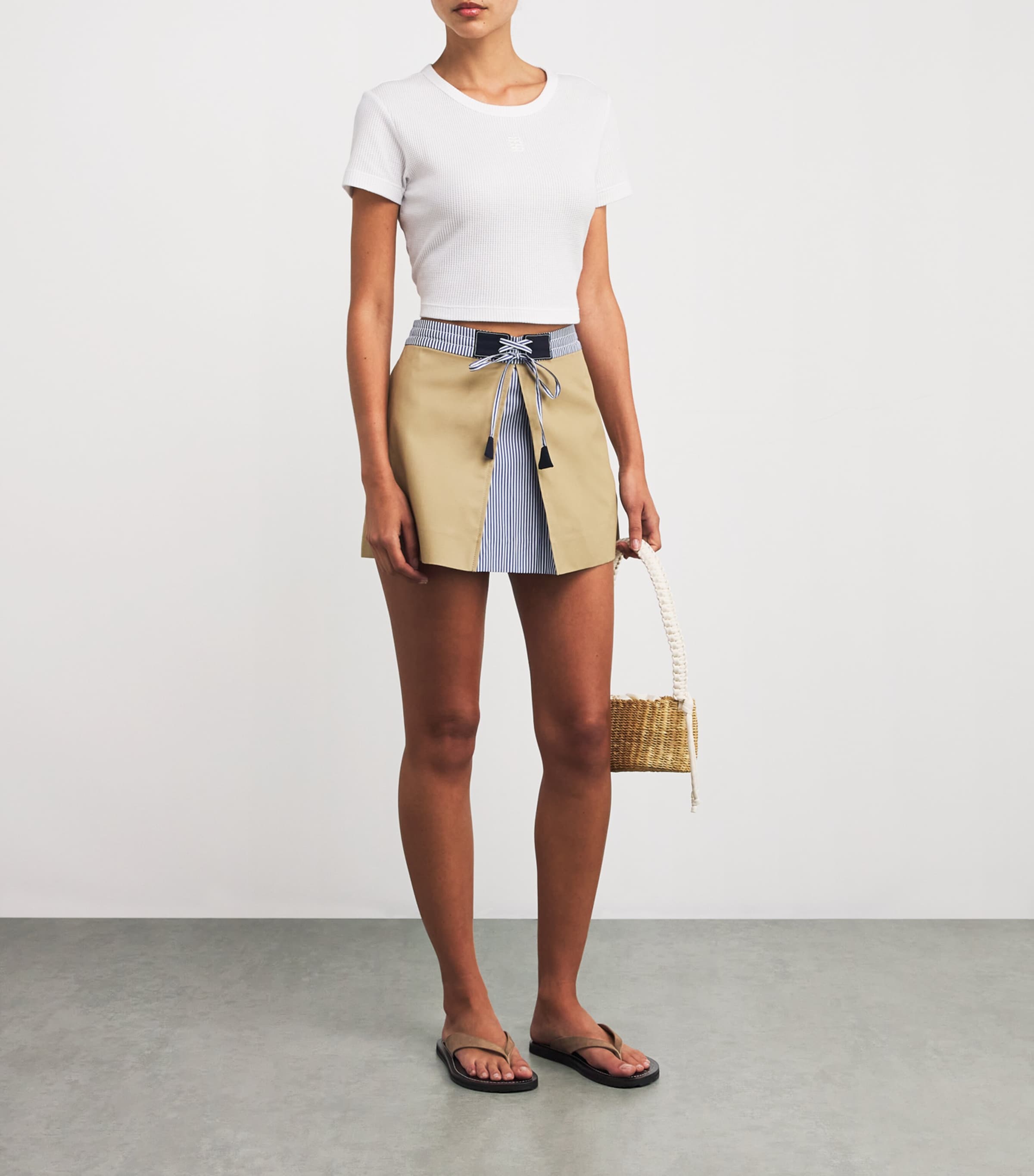 Suede Flora Flip Flops CARIBOU SUEDE Image 6