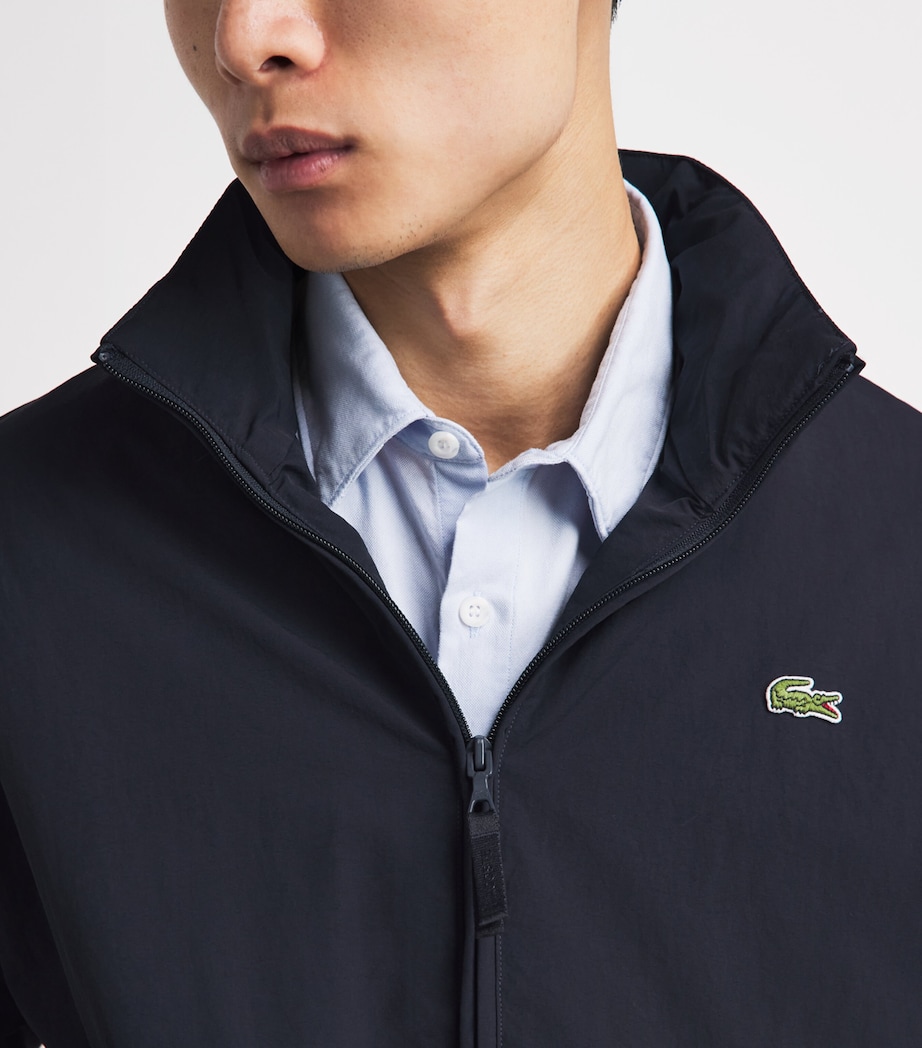 Lacoste Mens Water-Repellent Windbreaker Abysm Image 3