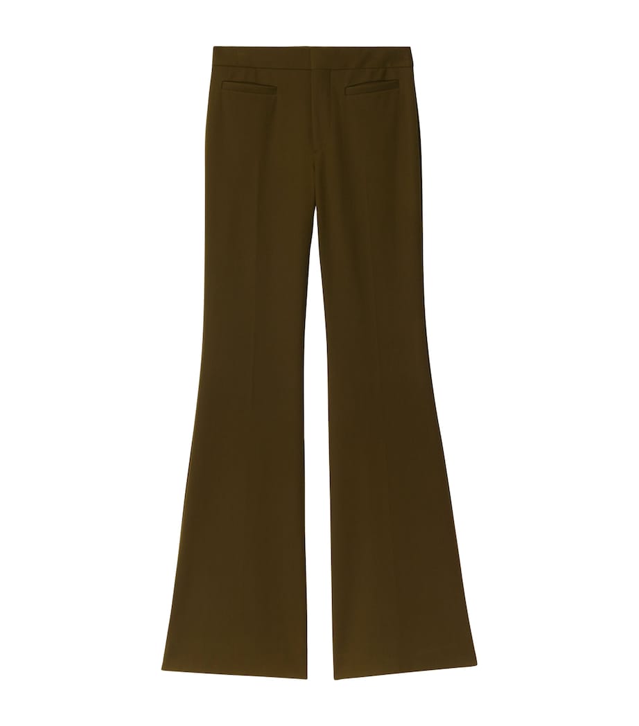 Twill Flared Trousers FURROW Image 1