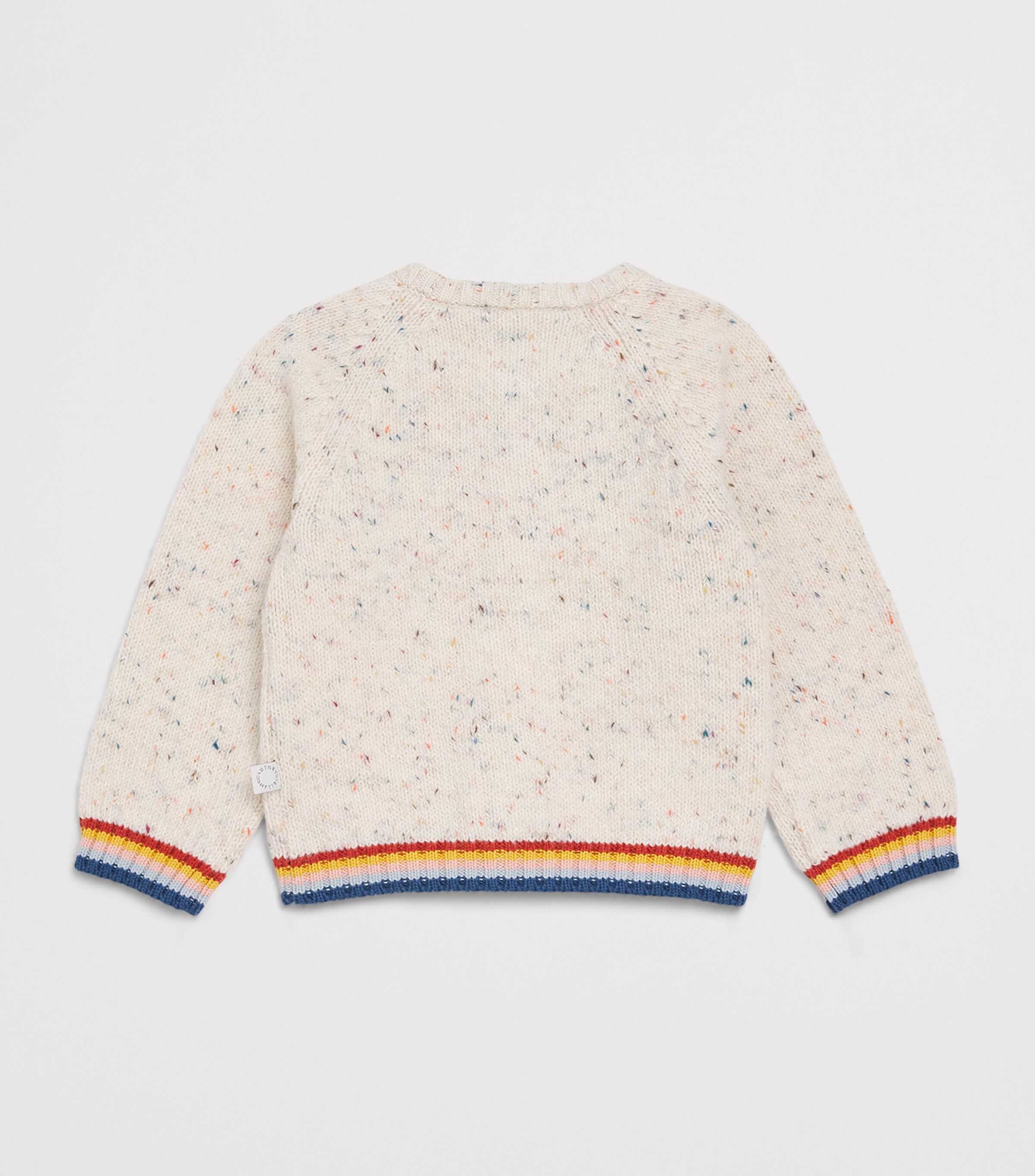 Stella McCartney Kids Knitted Cardigan (3-36 Months) Ivory Image 2