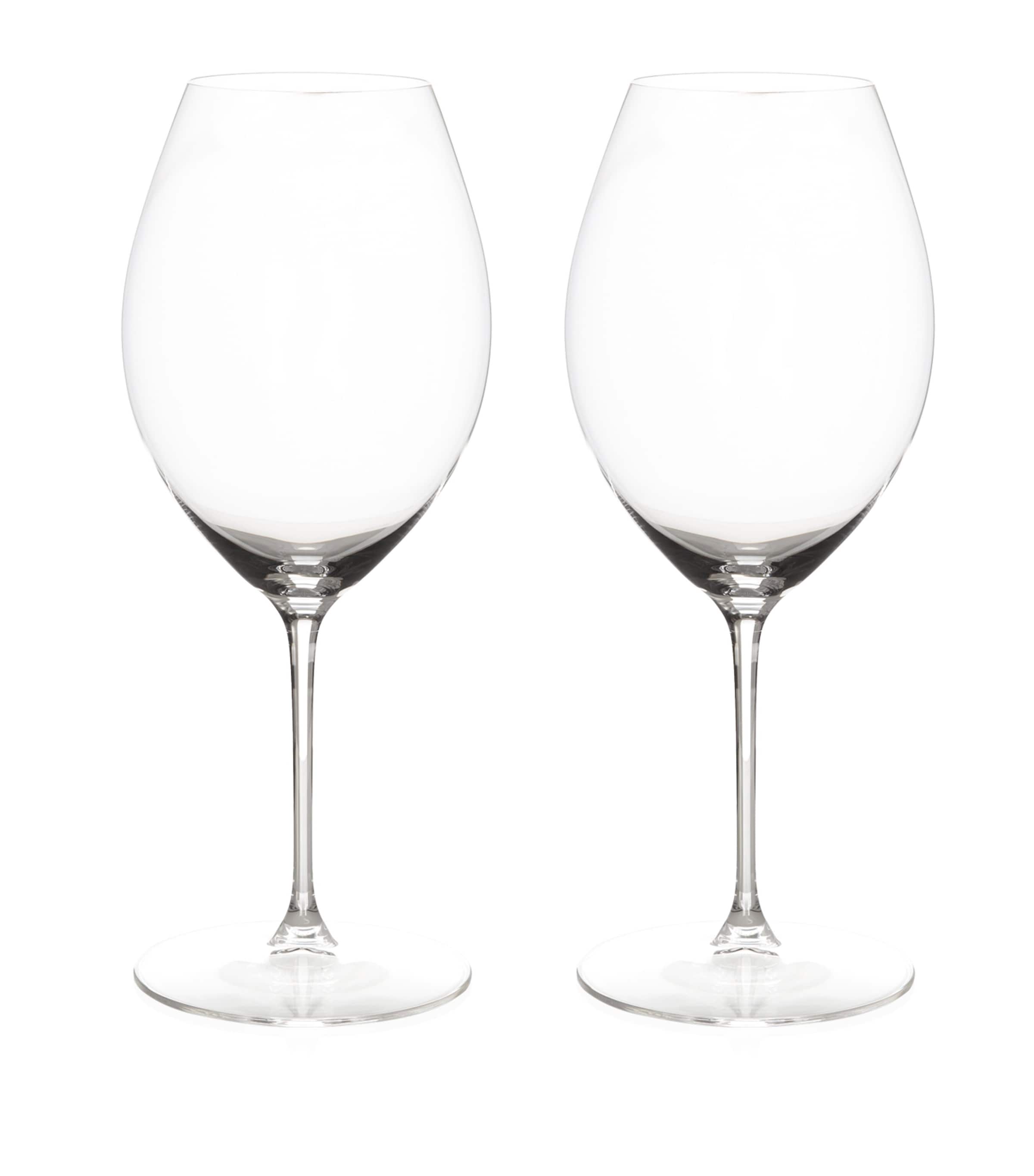 Set of 2 Crystal Veritas Old World Syrah Wine Glasses (630ml) CLEAR Image 1