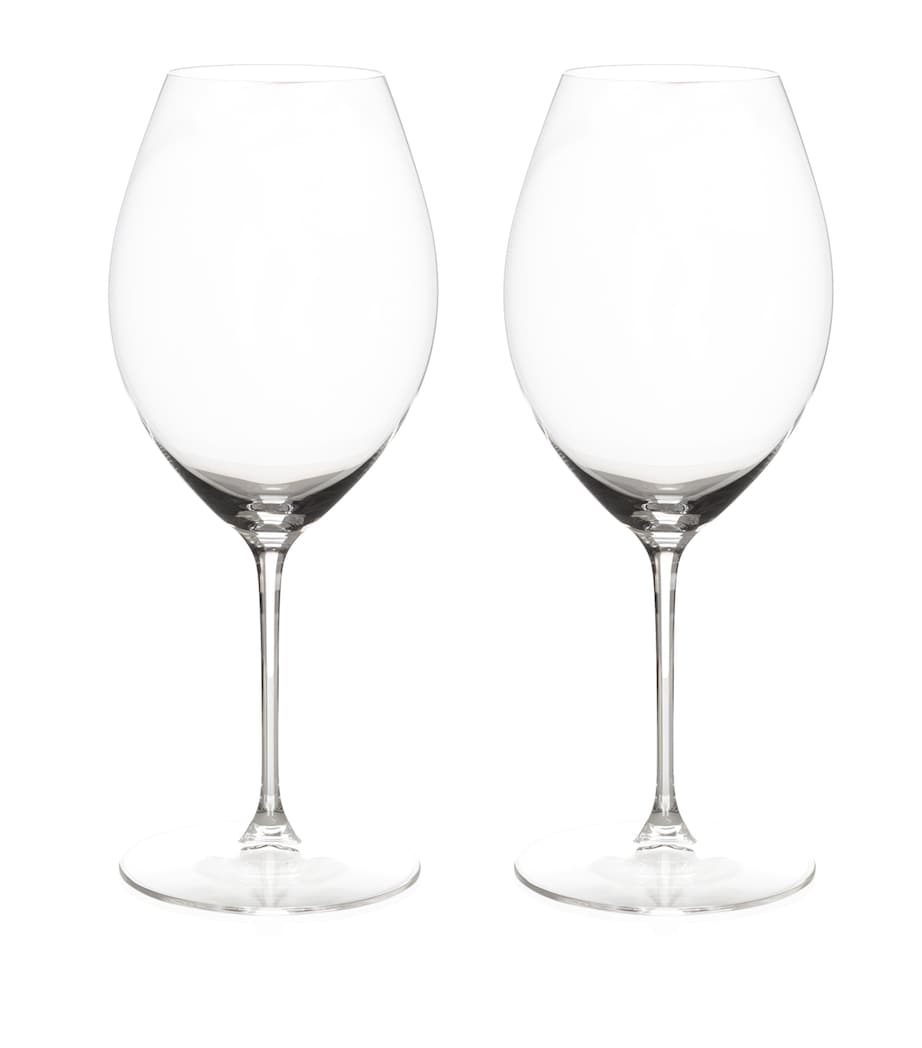 Set of 2 Crystal Veritas Old World Syrah Wine Glasses (630ml) CLEAR Image 1