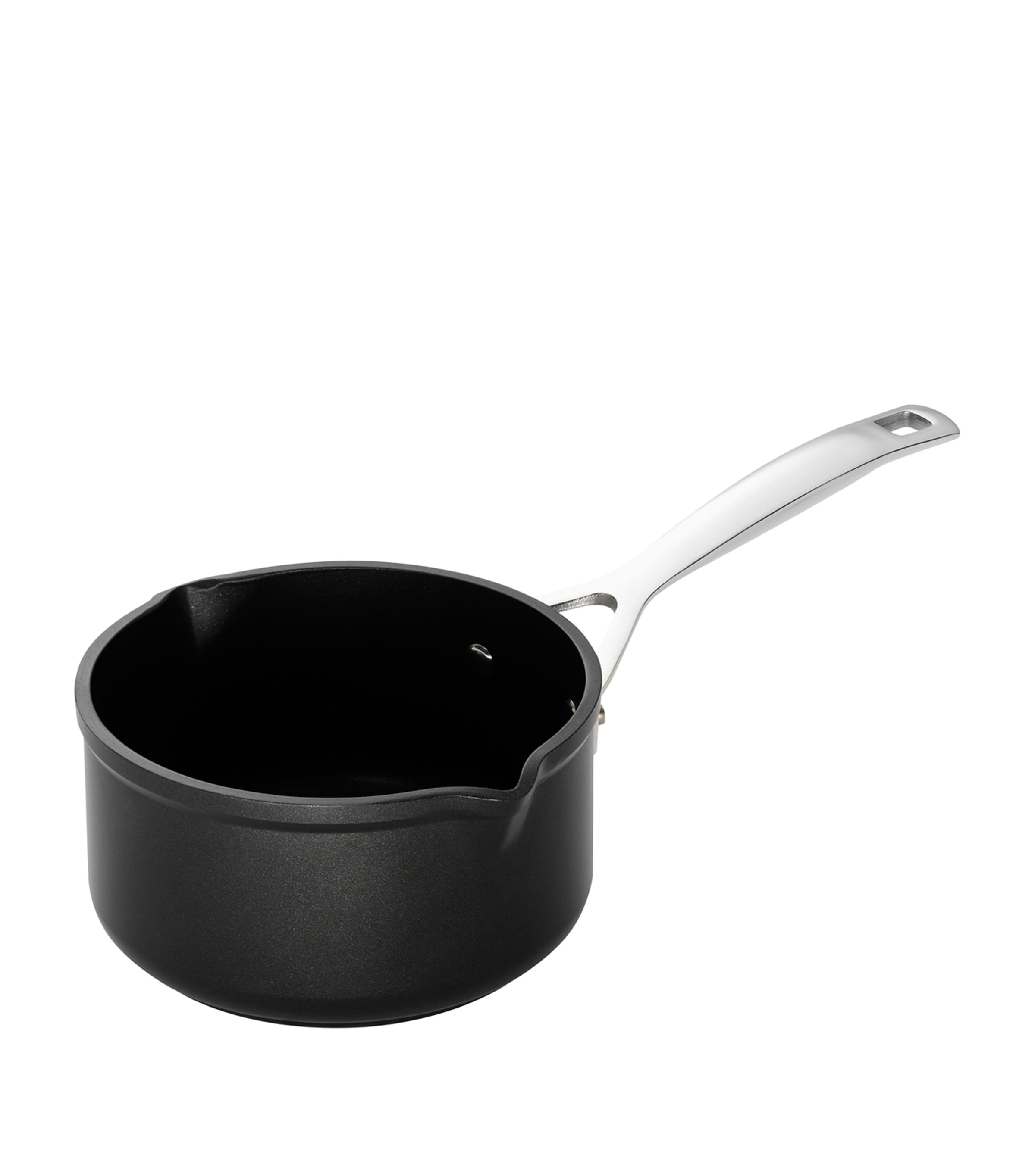 Le Creuset Toughened Non-stick Milk Pan In Black