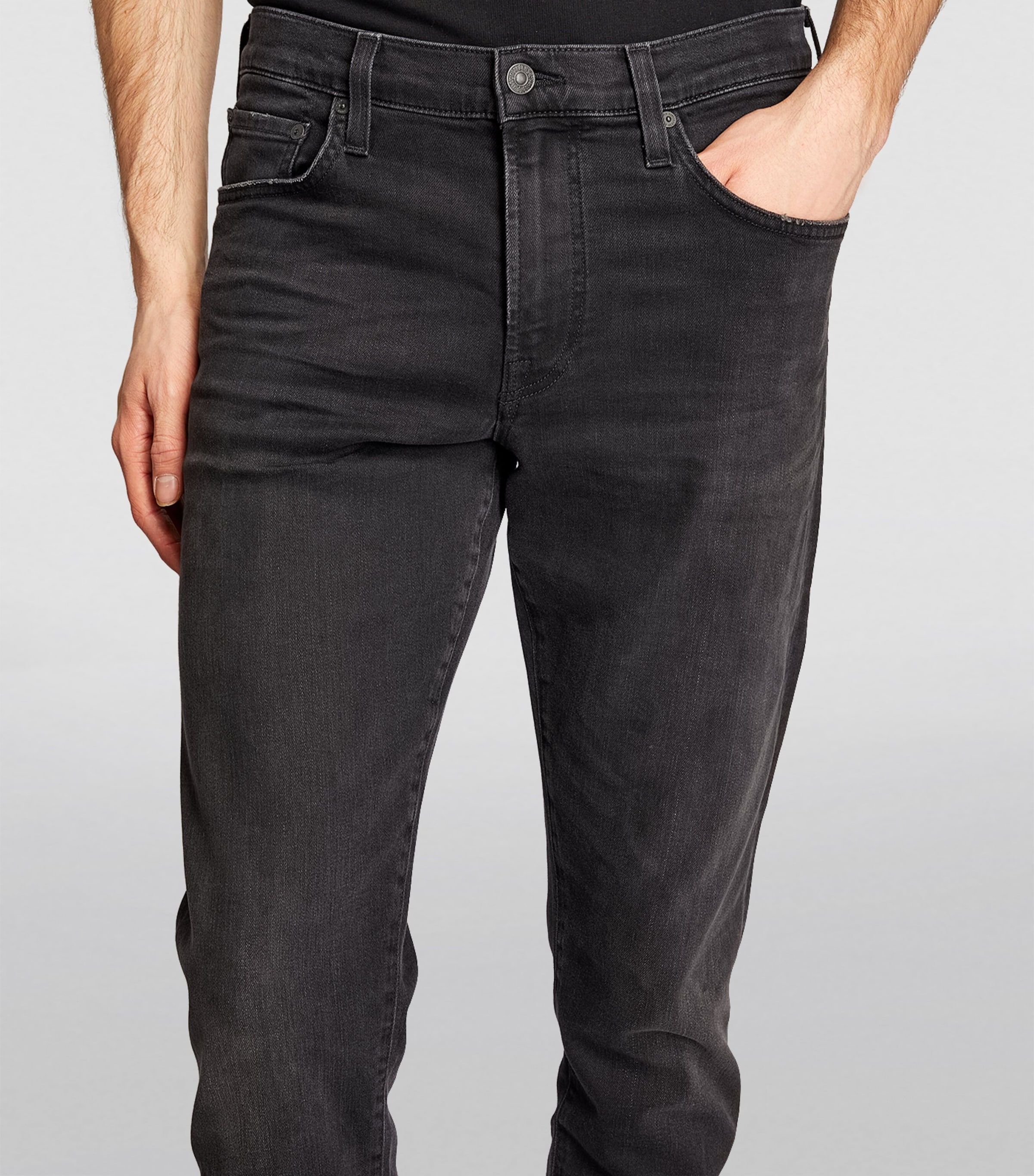 London Slim Tapered Jeans DARK STORM Image 6