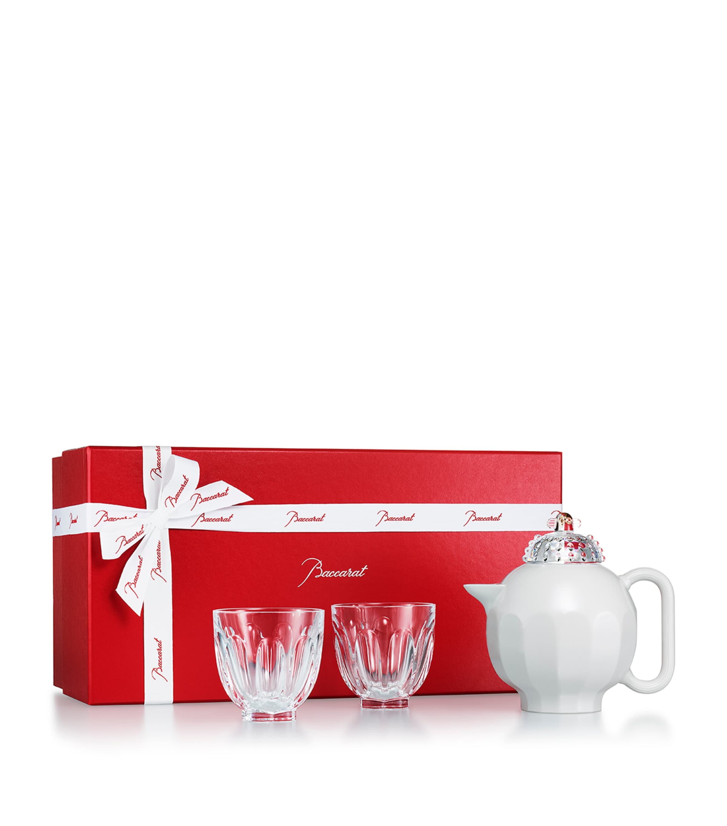 Baccarat Faunacrystopolis Harcourt Tea Set In Clear