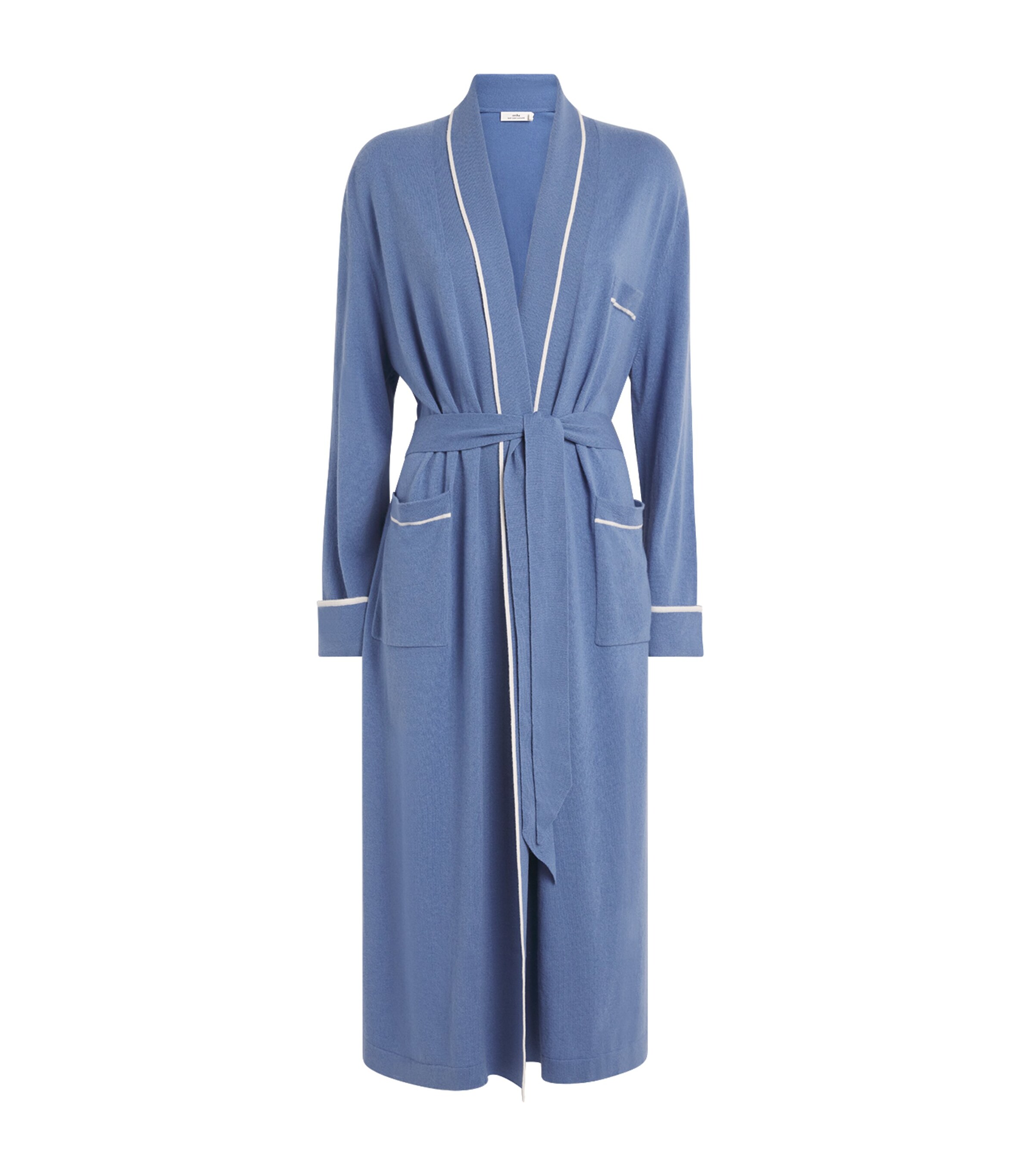 Cashmere Robe Blue arch 4 Blue Cashmere Whitehall Robe | Harrods US
