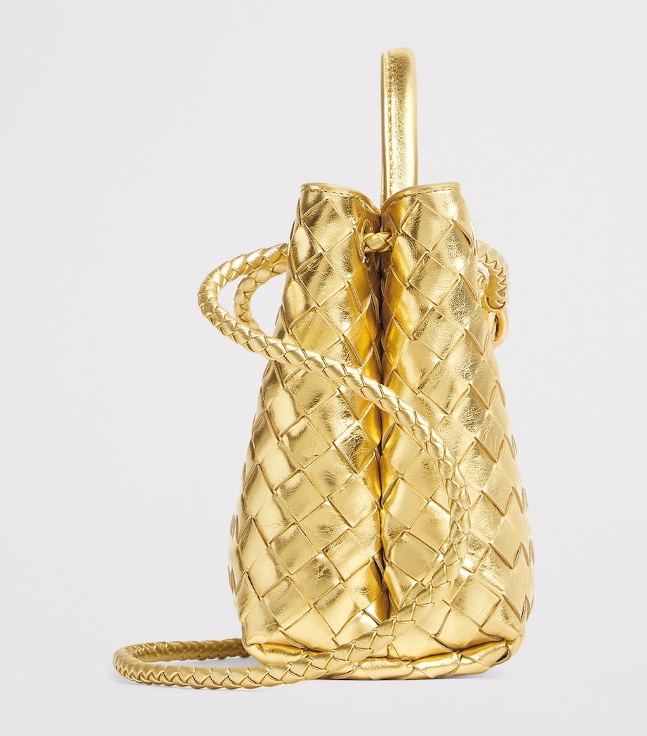 Bottega Veneta Small Leather Andiamo Top-Handle Bag Image 4