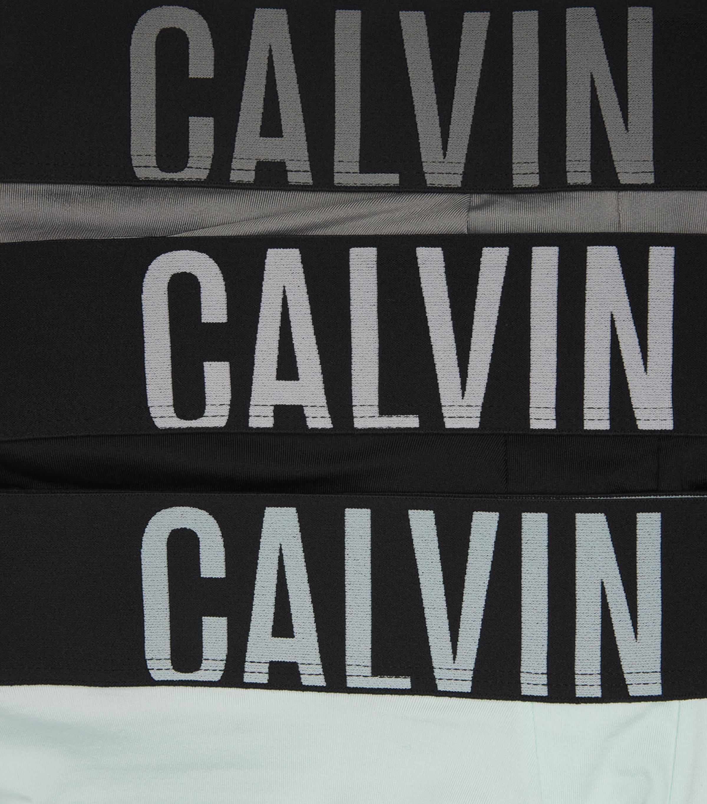 Calvin Klein Mens Intense Power Trunks (Pack of 3) Black/mist/mist Image 5
