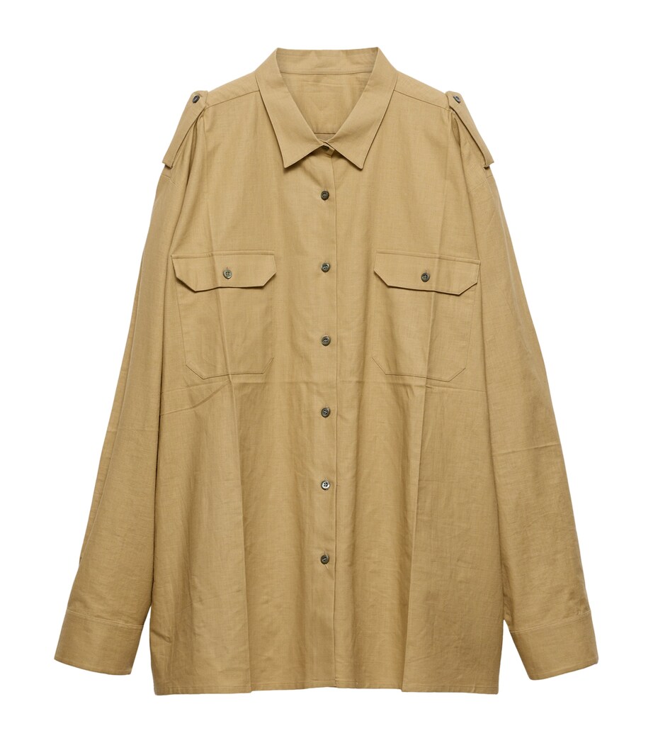 Prada Womens Cotton Oversized Shirt Image 1
