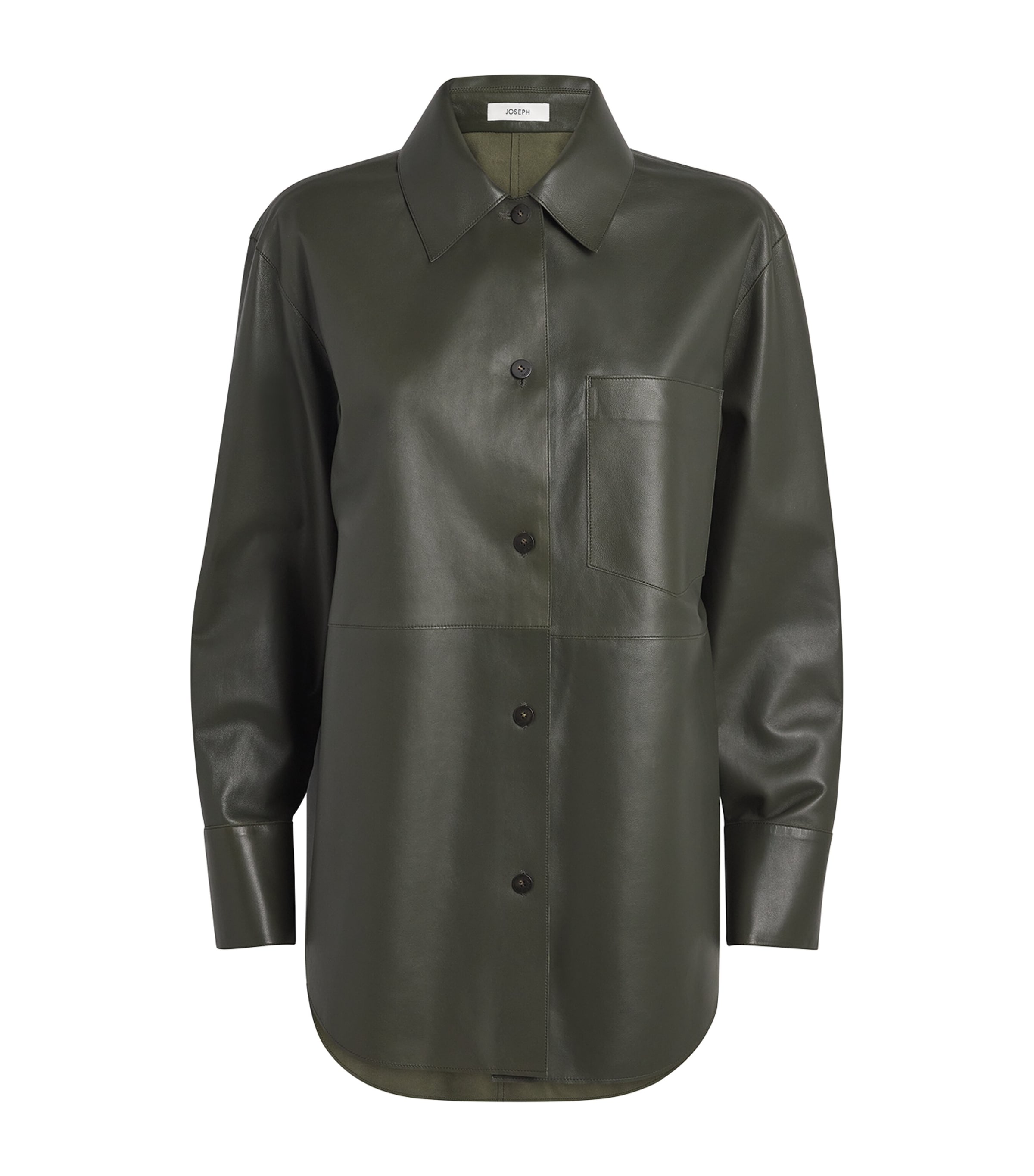 Leather Overshirt PALM LEAF Image 1