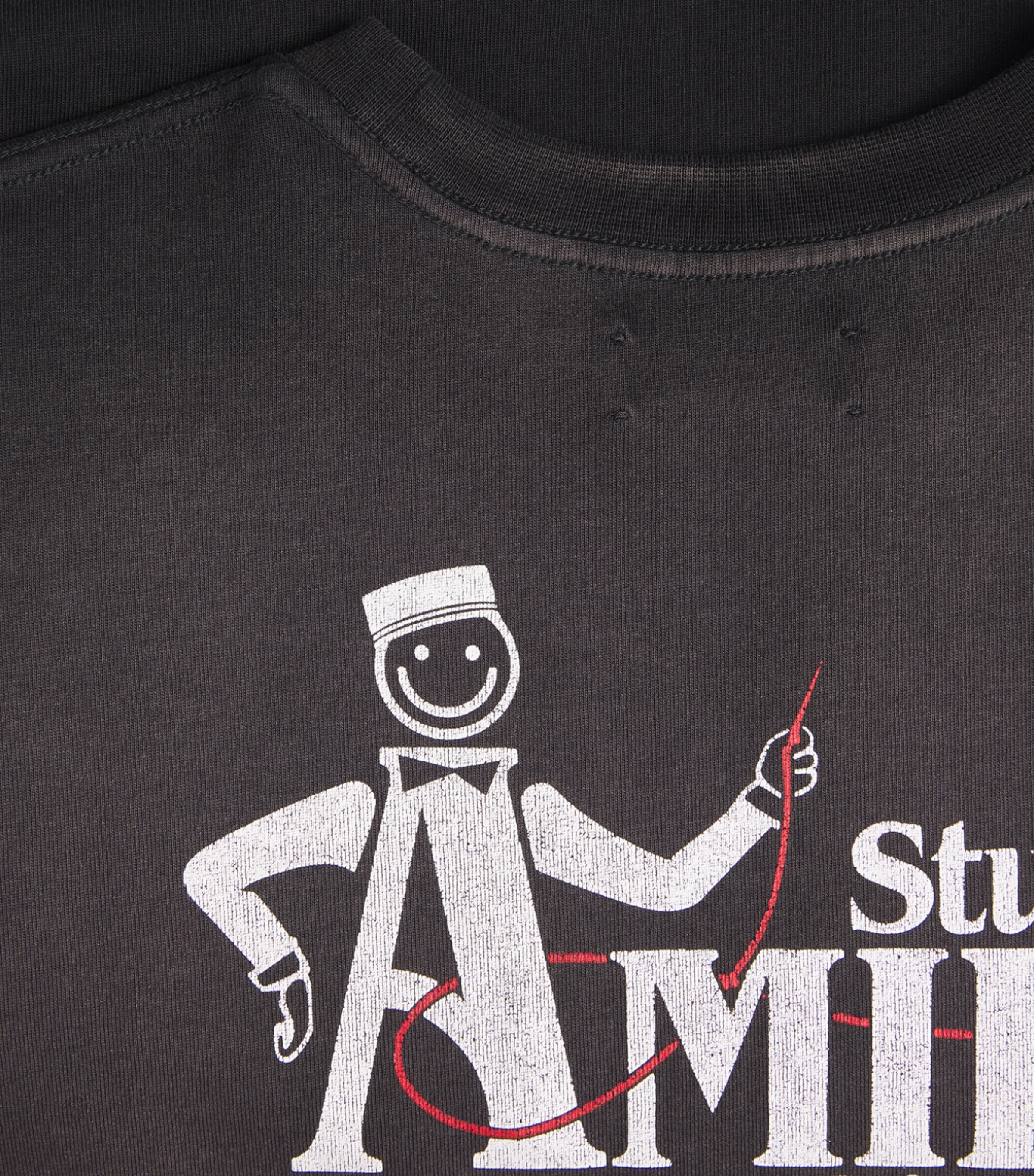 AMIRI Mens Cotton Studio T-Shirt Black Image 6